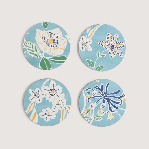 Set 4 posavasos MDF Madreselva El Corte Inglés