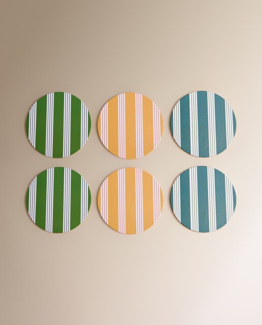 Set 6 posavasos MDF Agave