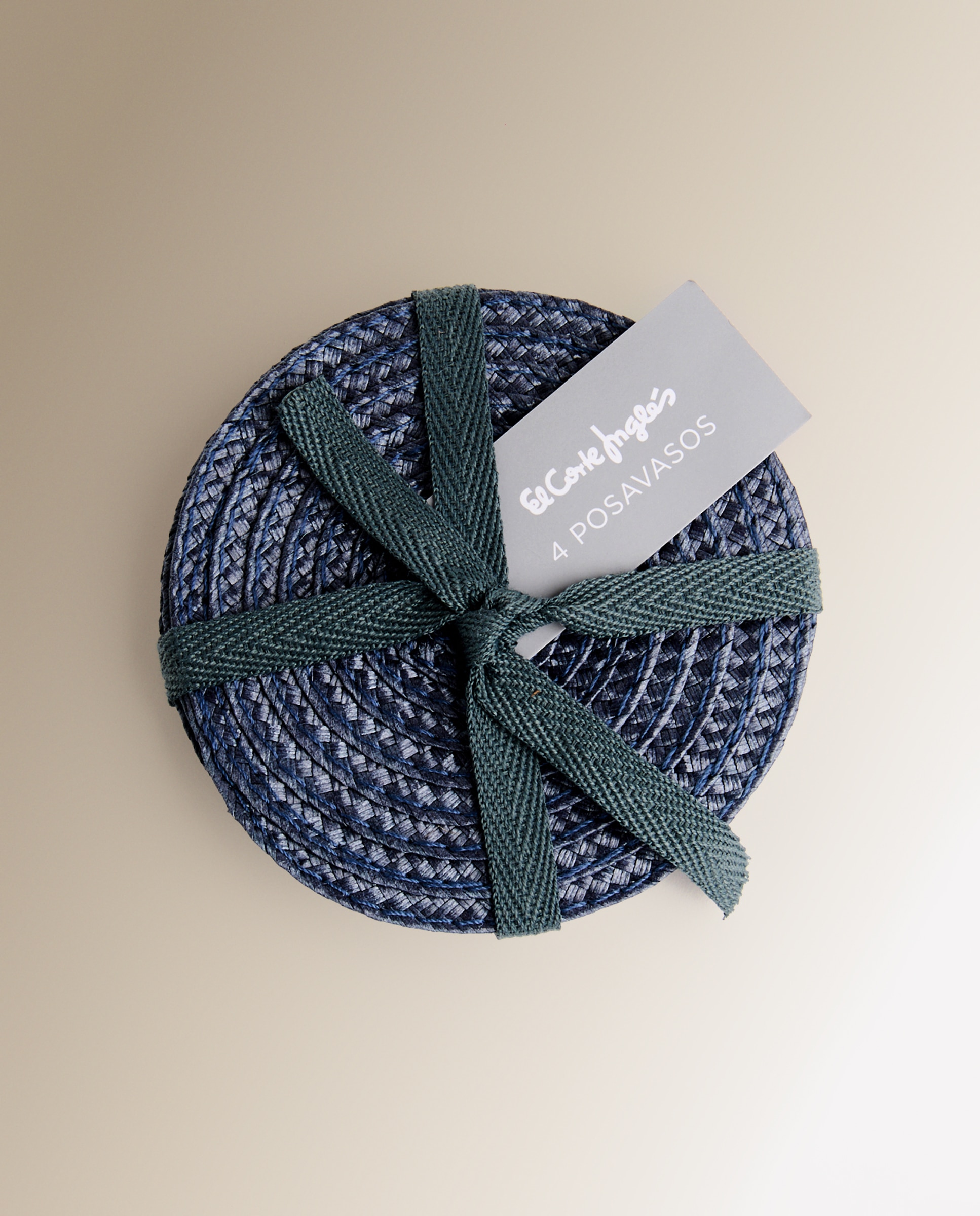 Set de 4 posavasos Díscolo El Corte Inglés - Navy Navy-3
