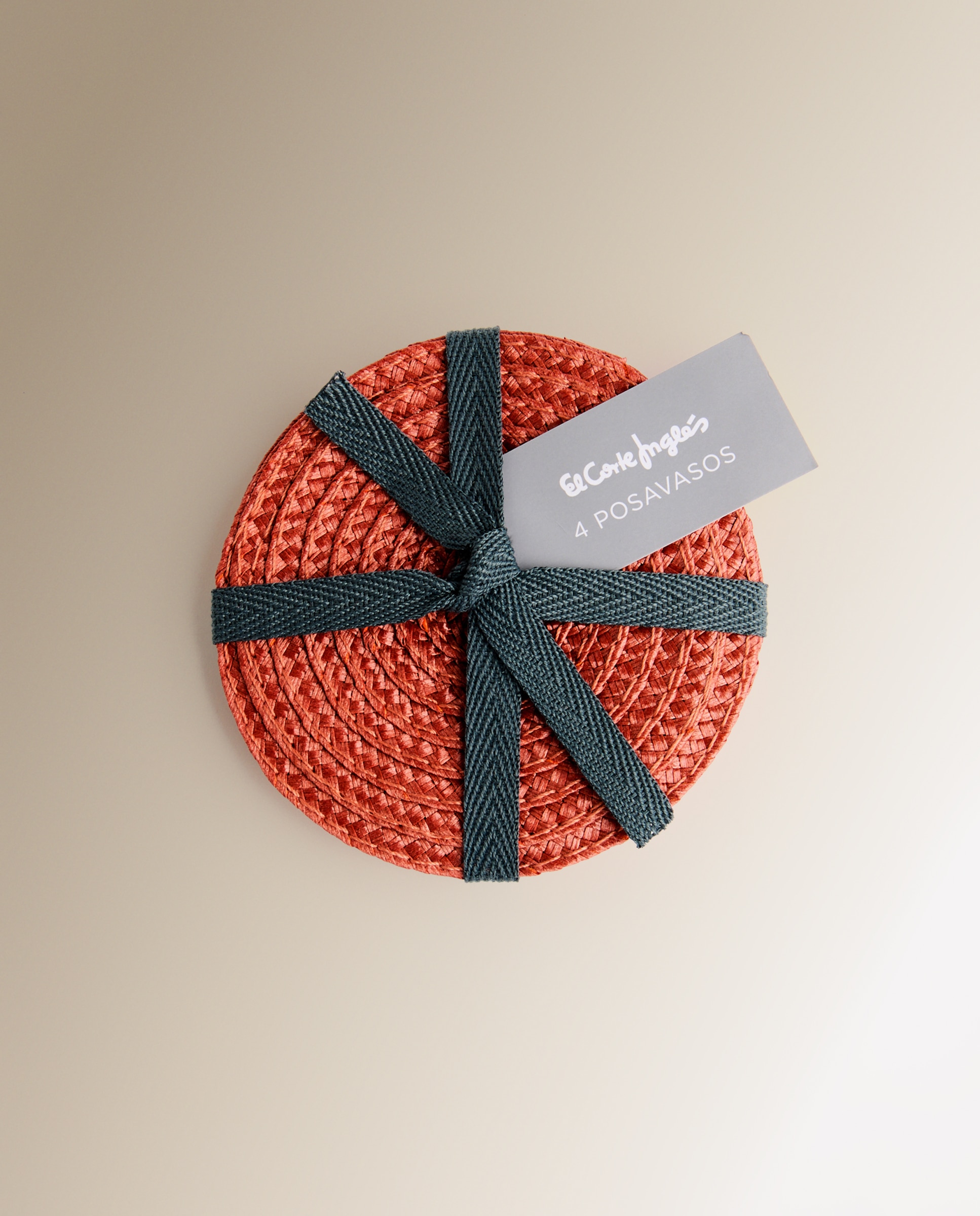 Set de 4 posavasos Díscolo El Corte Inglés - Coral Coral-3