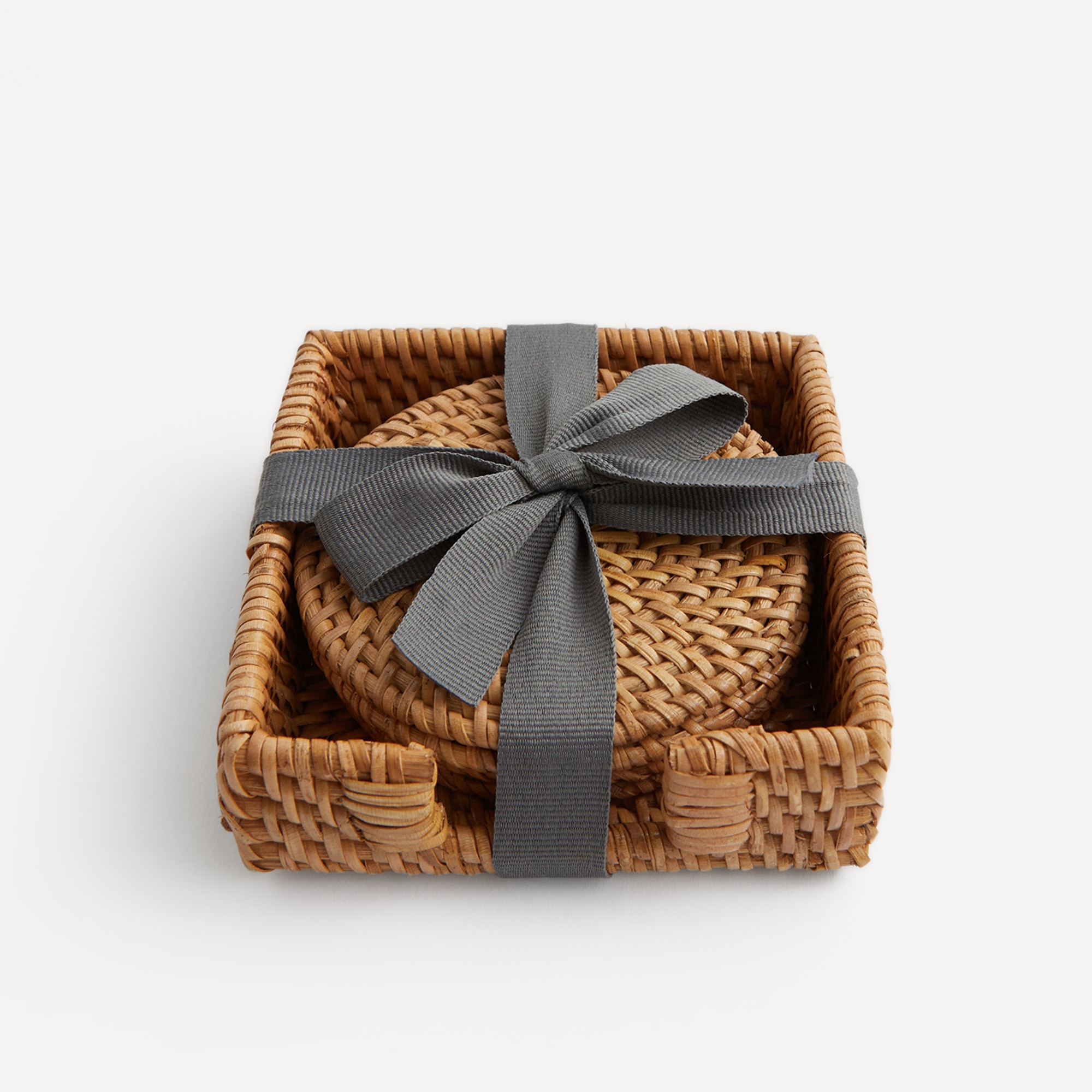 Set de 4 posavasos ratán Sauce El Corte Inglés - Natural 10 cm Natural-5