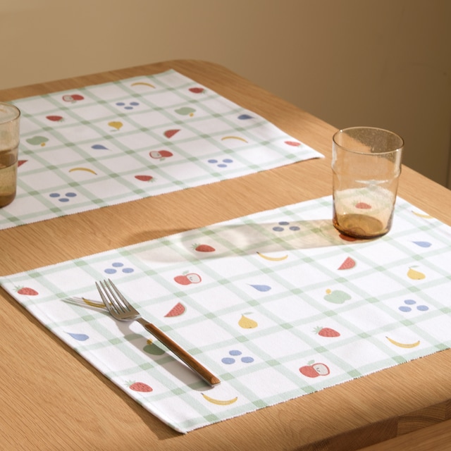 Imagen 0 de Set 2 manteles individuales algodón Picnic