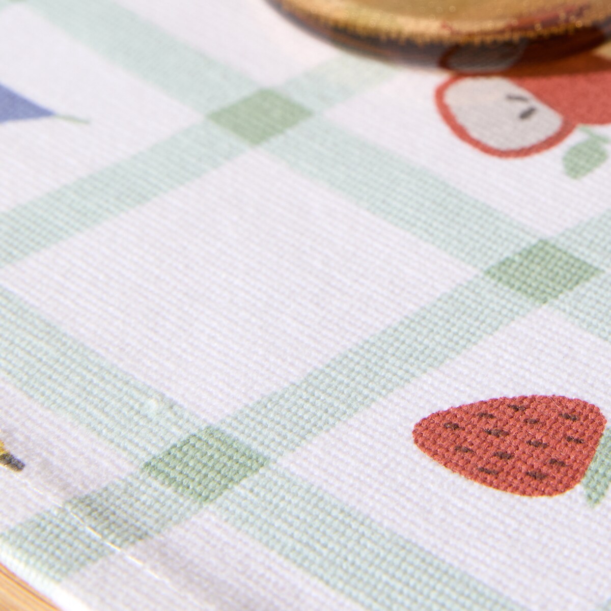 Conjunto de 2 Individuais de Algodão Picnic Verde-3