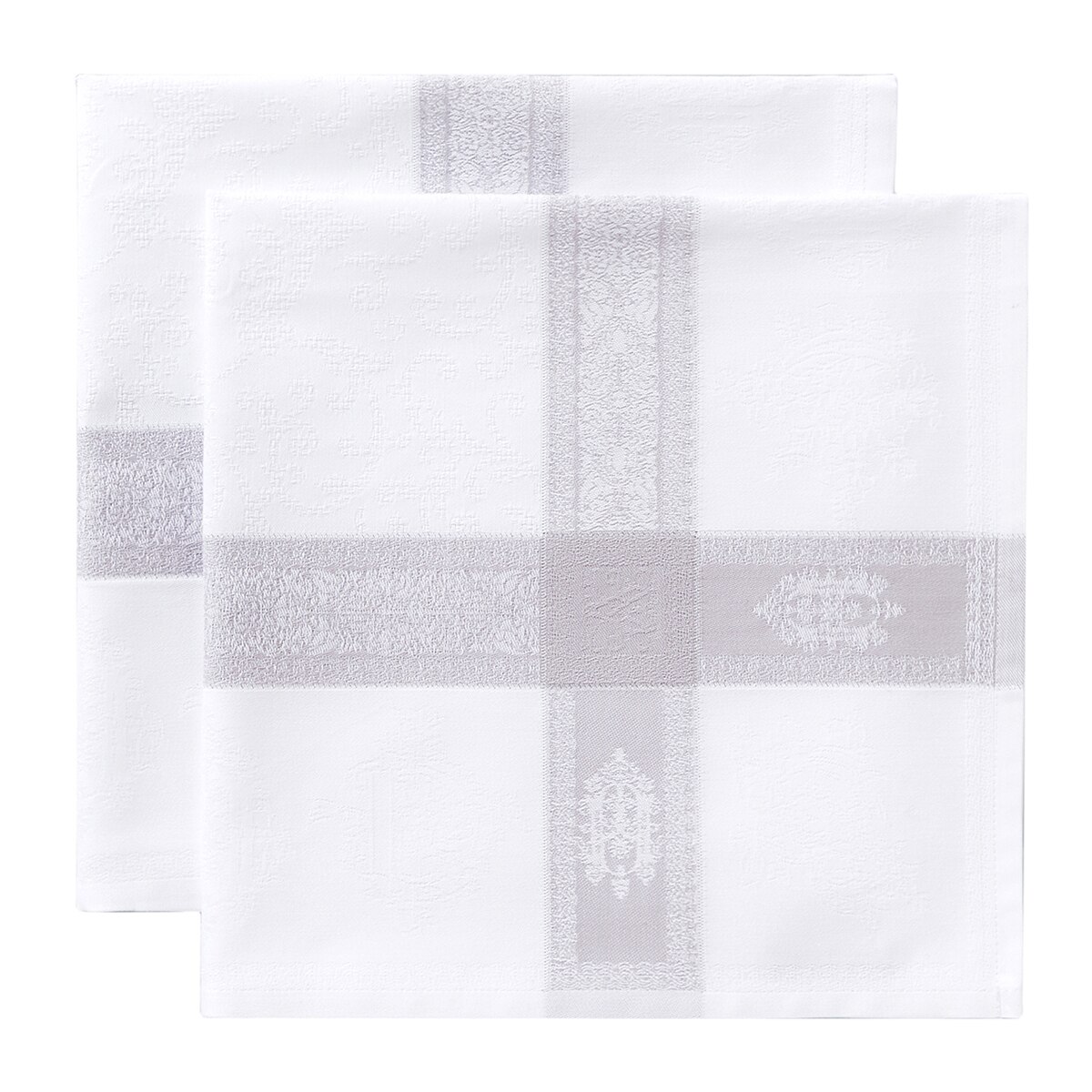 Conjunto de 2 guardanapos Miami Branco-1