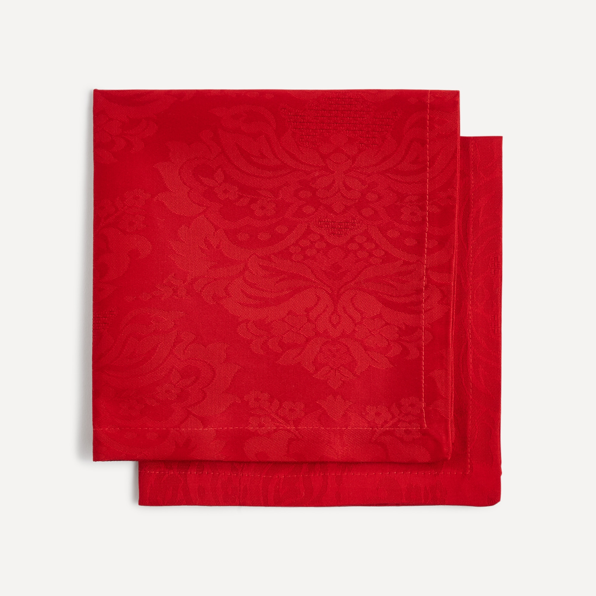 Conjunto de 2 guardanapos Paolo El Corte Inglés Vermelho-1