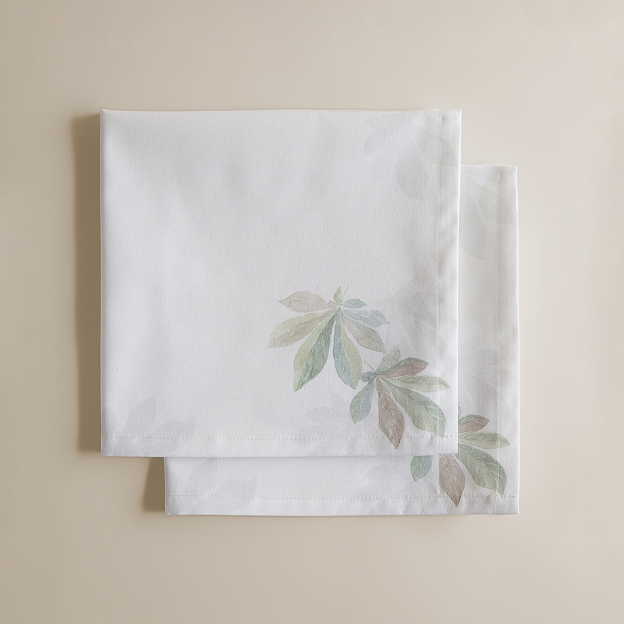 Conjunto de 2 Guardanapos de Algodão Módena Verde-3