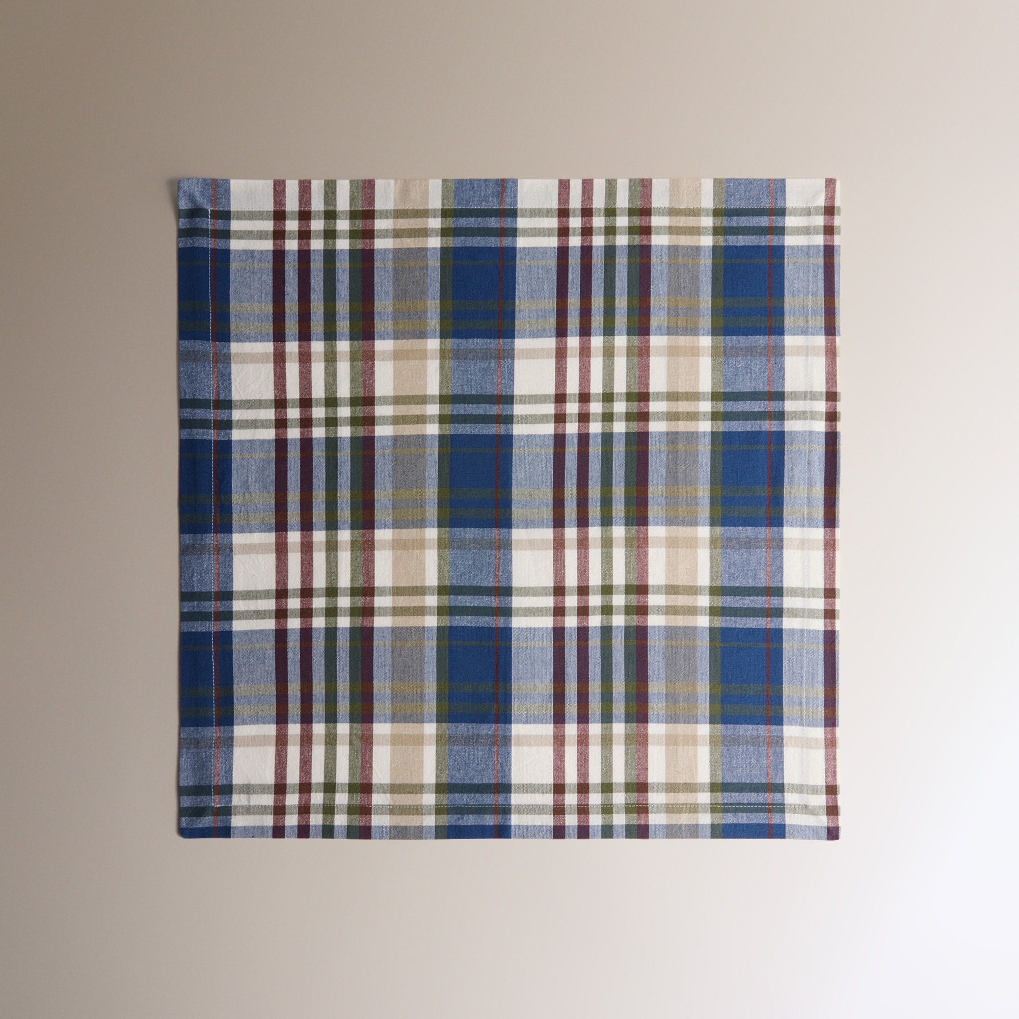 Conjunto de 2 Guardanapos de Algodão Forest Azul-2