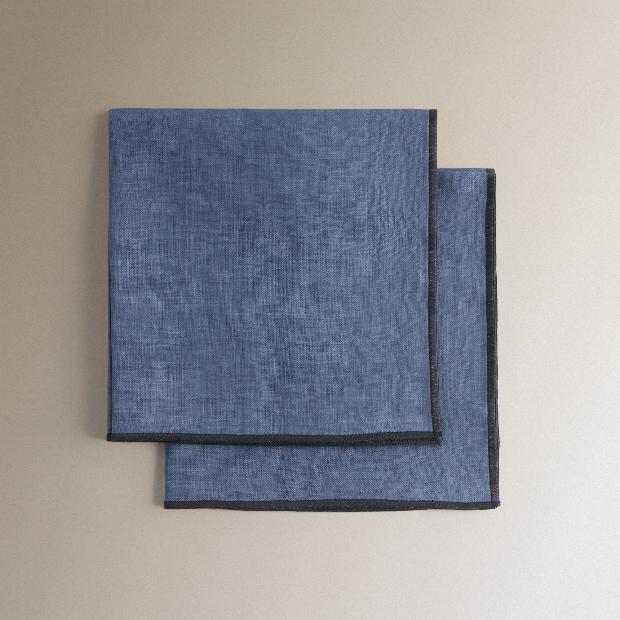 Set 2 servilletas lino Net - Azul 50 x 50 cm Azul-3