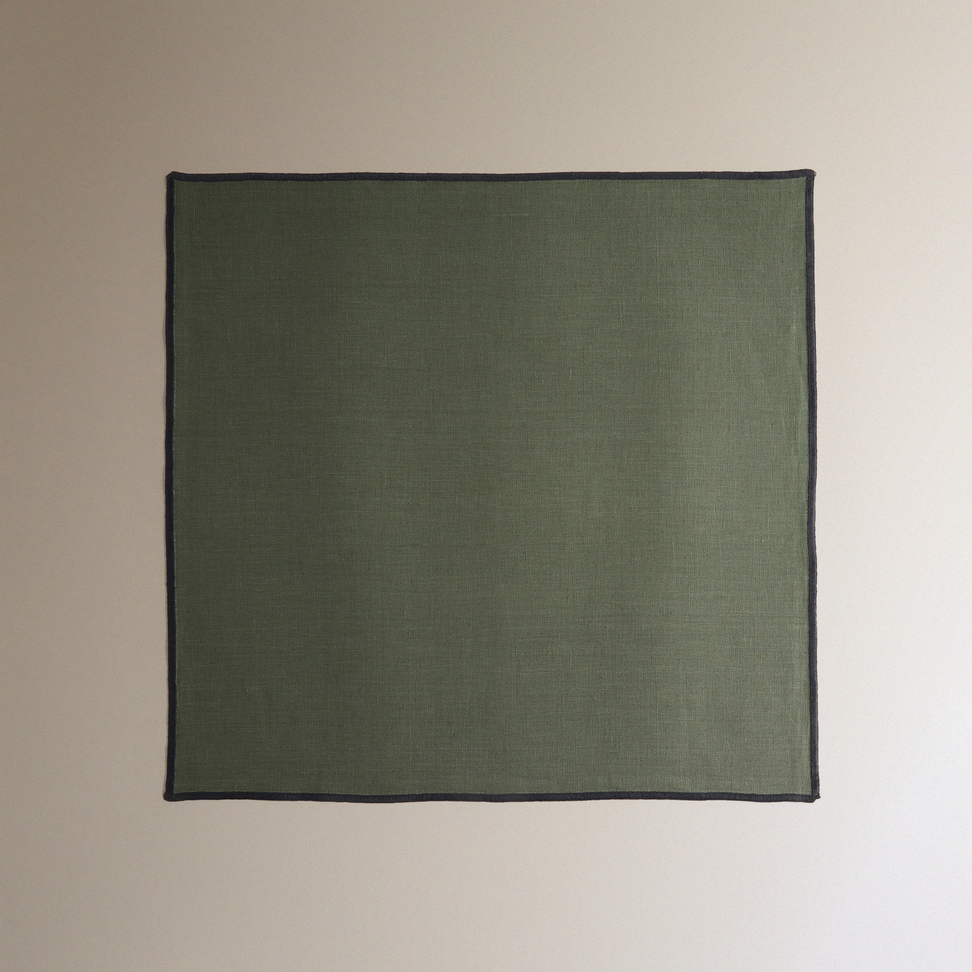 Set 2 servilletas lino Net - Verde 50 x 50 cm Verde-2