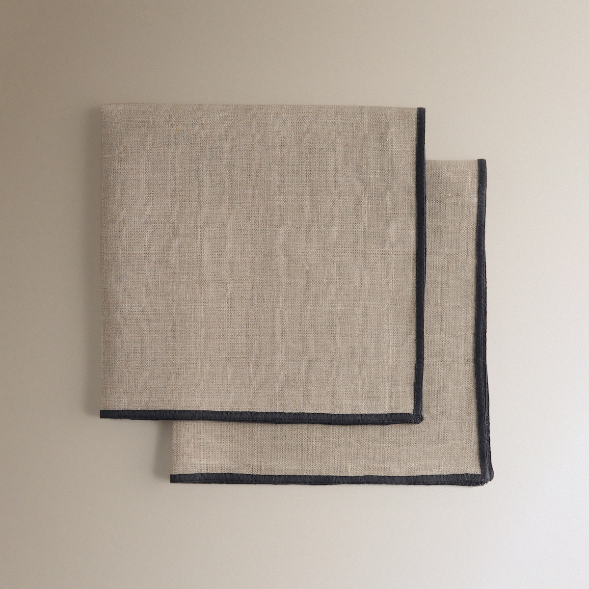 Conjunto de 2 Guardanapos de Linho Net Torrado-3