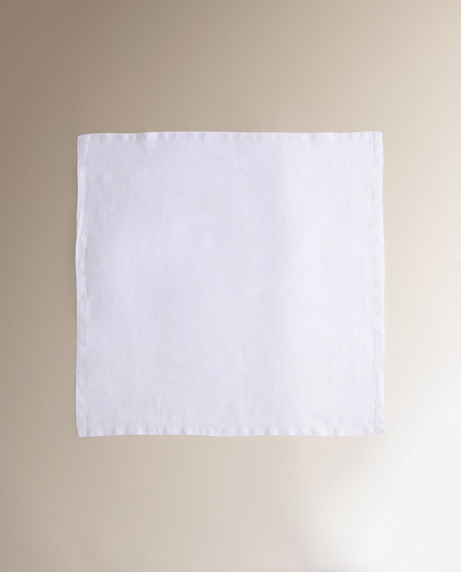 Set 2 servilletas Lino - Blanco 50 x 50 cm Blanco-2