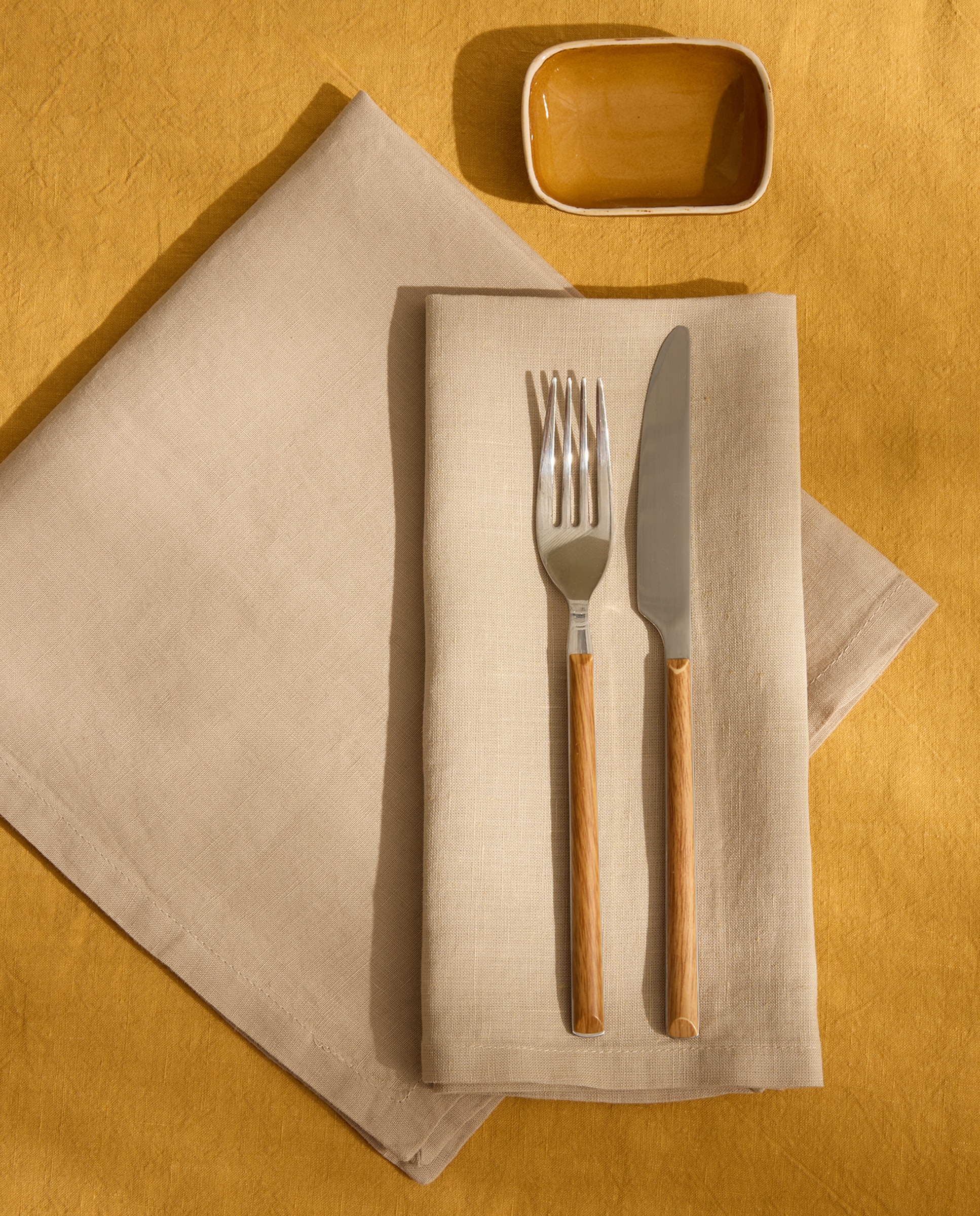 Set 2 servilletas - Lino 50 x 50 cm Lino-1