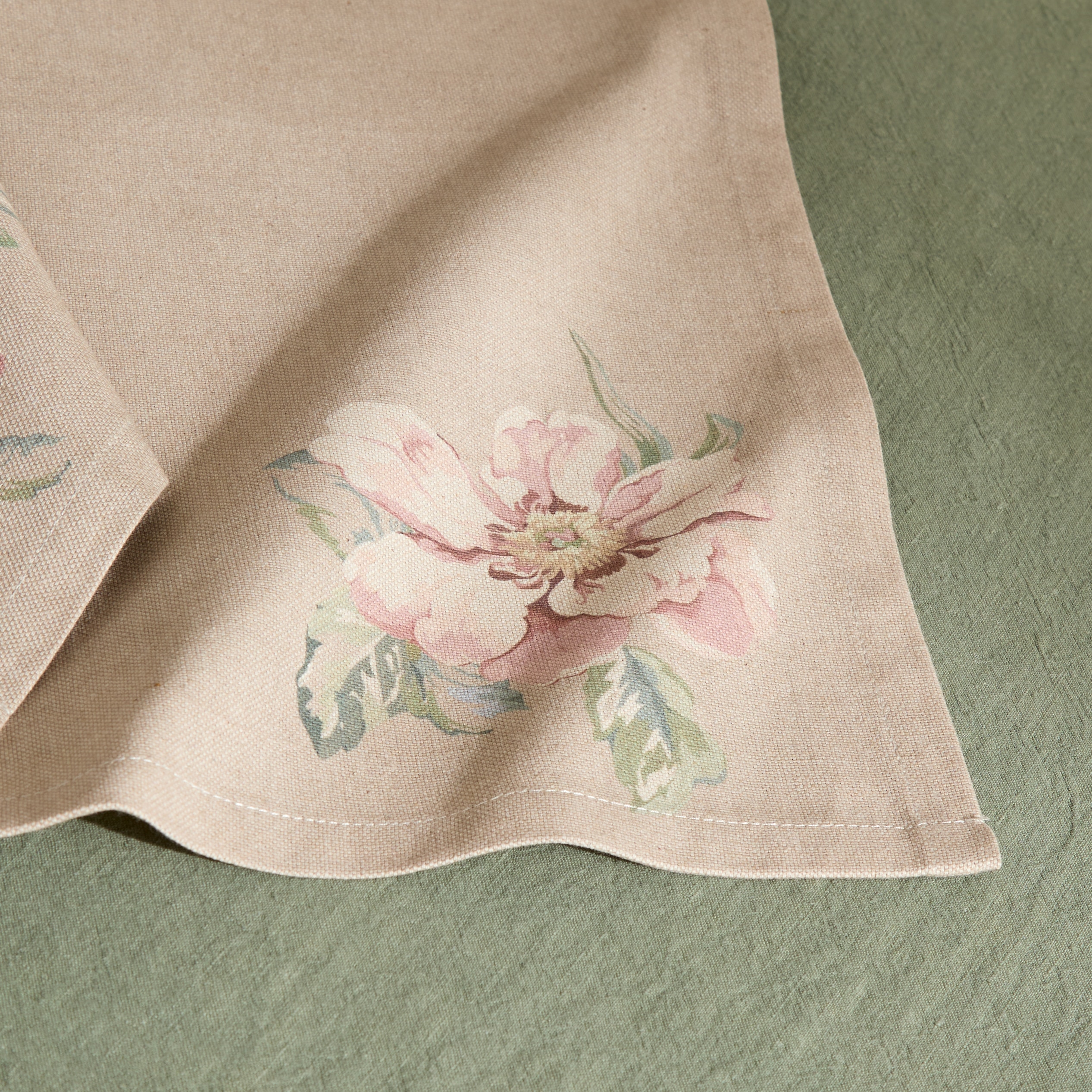 Conjunto de 2 Guardanapos de Algodão Orleans Rosa-4