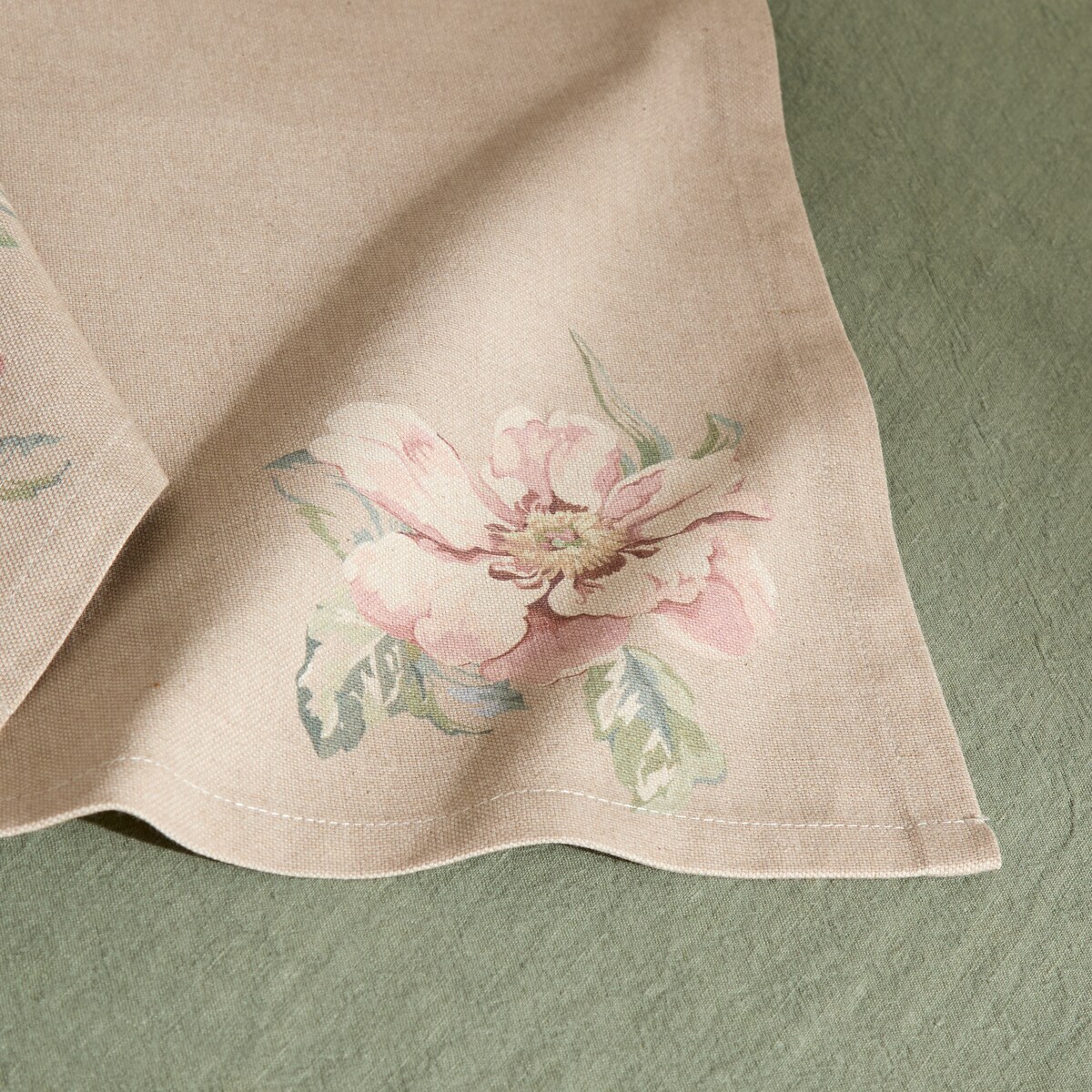 Conjunto de 2 Guardanapos de Algodão Orleans Rosa-4