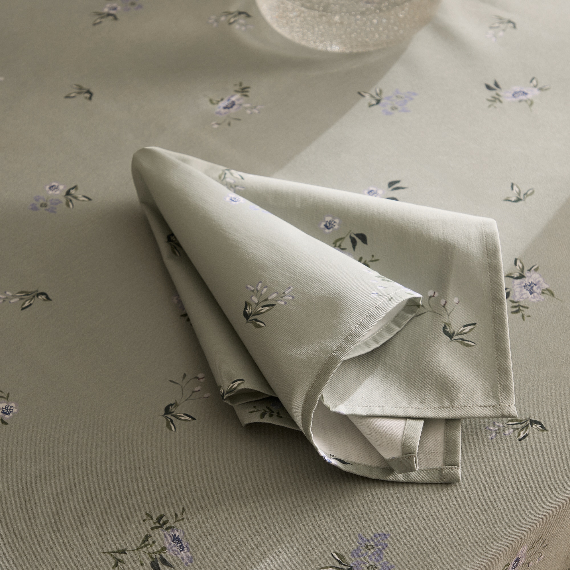 Conjunto de 2 Guardanapos de Algodão Loira Verde-5