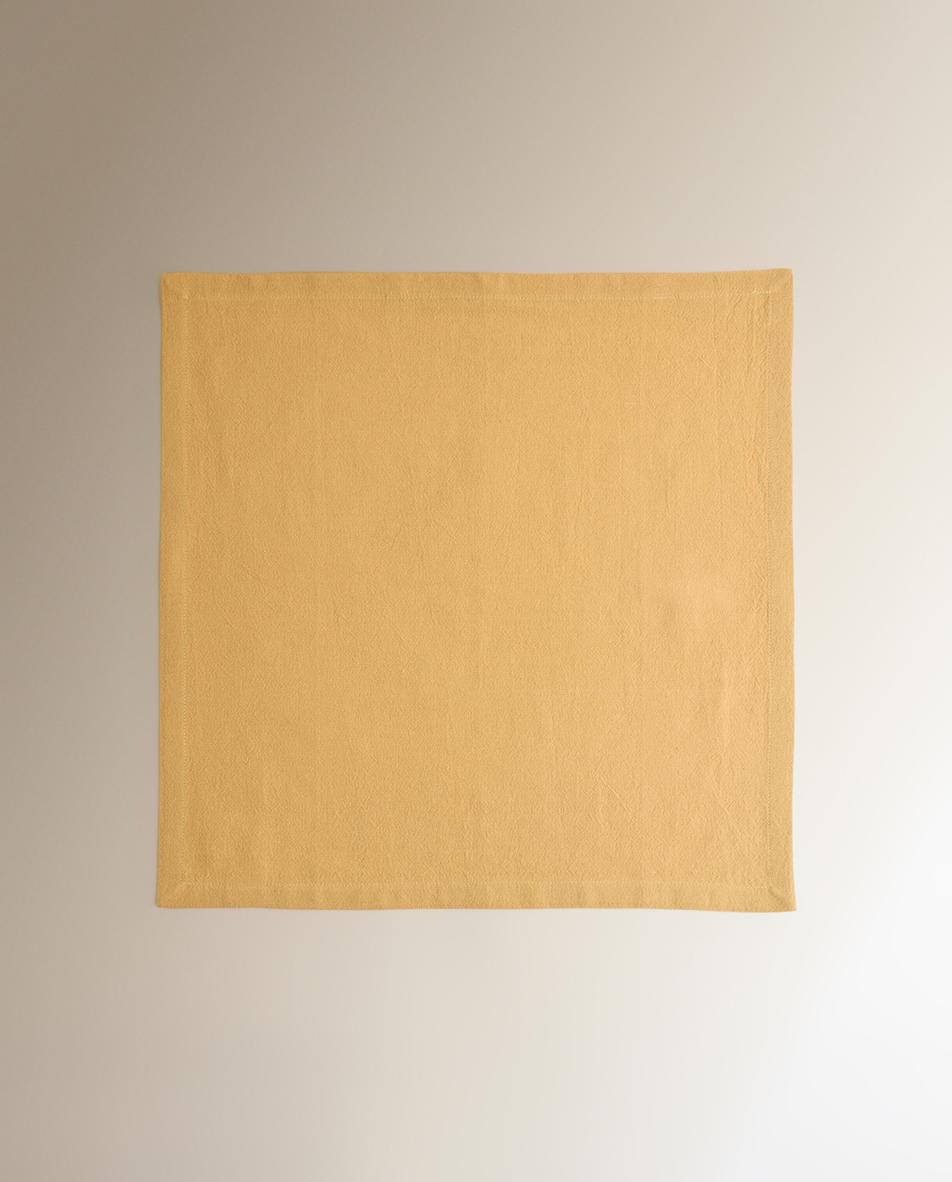 Set 2 servilletas Algodón Lavado - Mostaza 50 x 50 cm Mostaza-2