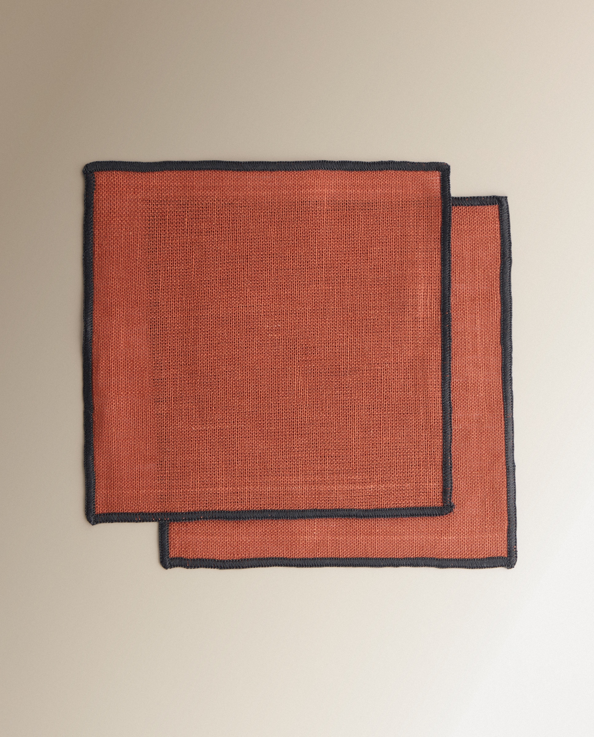 Conjunto de 6 Guardanapos de Cocktail Net Cobre-3