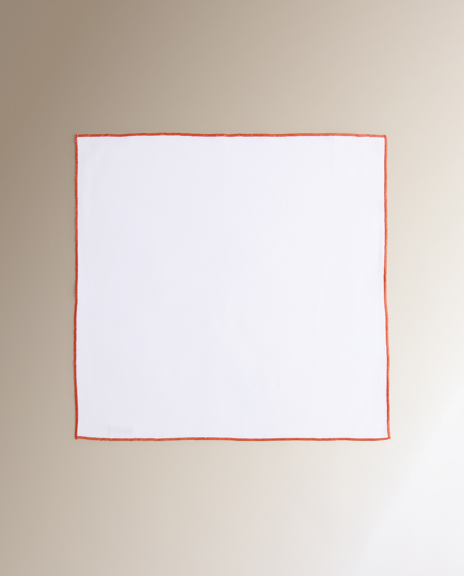 Conjunto de 2 Guardanapos de Algodão Overlock Coral-2