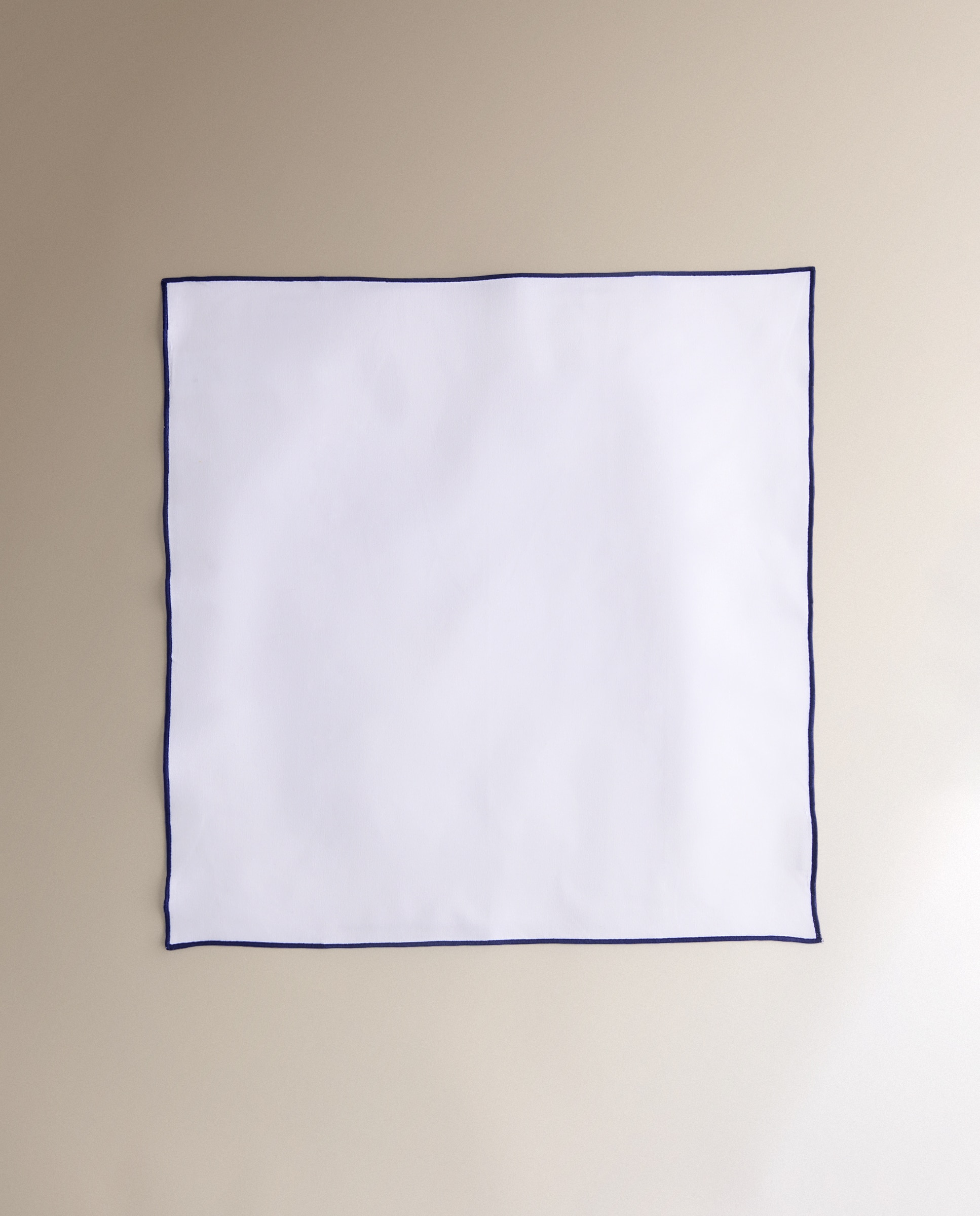 Set 2 servilletas de algodón Overlock - Azul 50 x 50 cm Azul-2