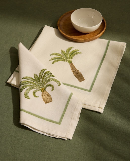 Imagem 0 de Conjunto de 2 Guardanapos de Linho e Algodão Masai