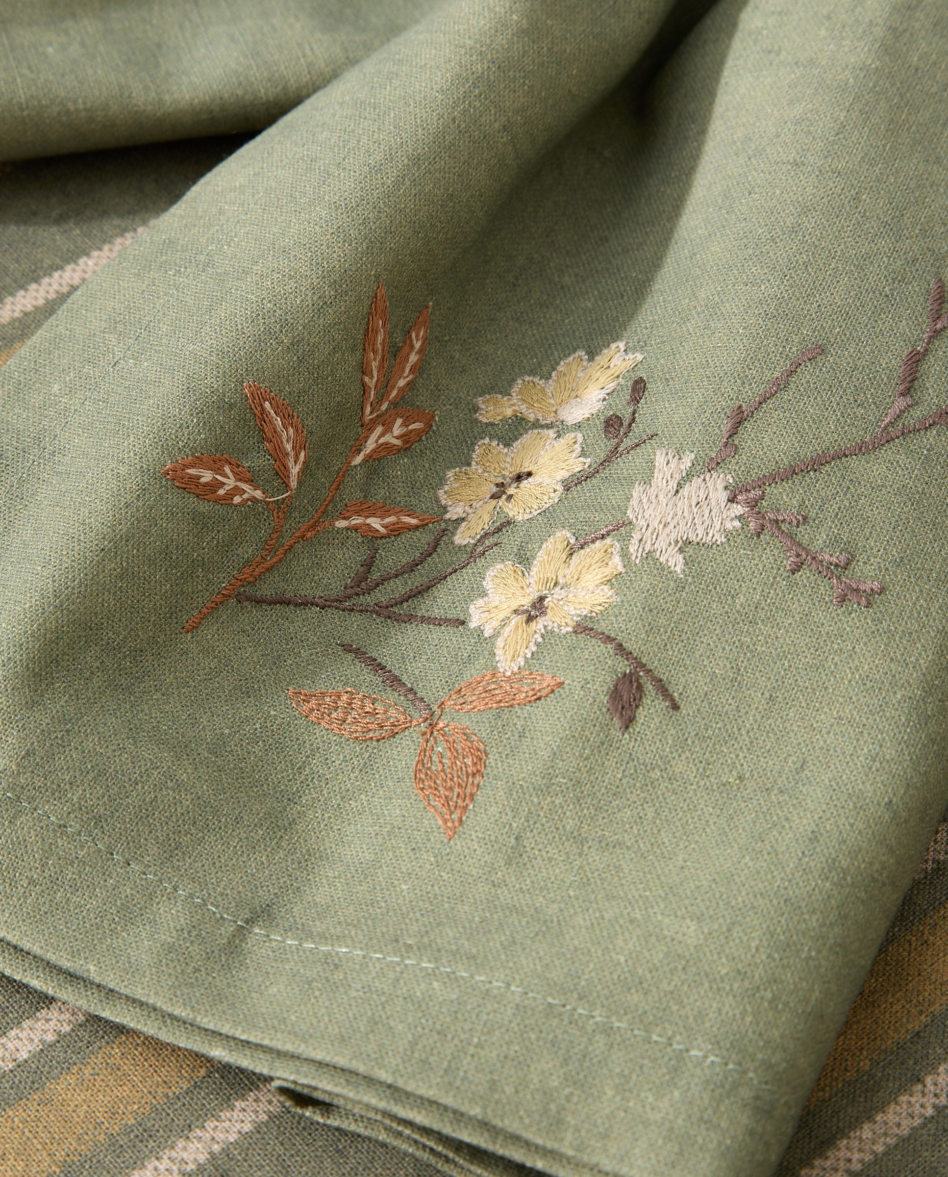 Conjunto de 2 Guardanapos em Algodão Owen Verde-4