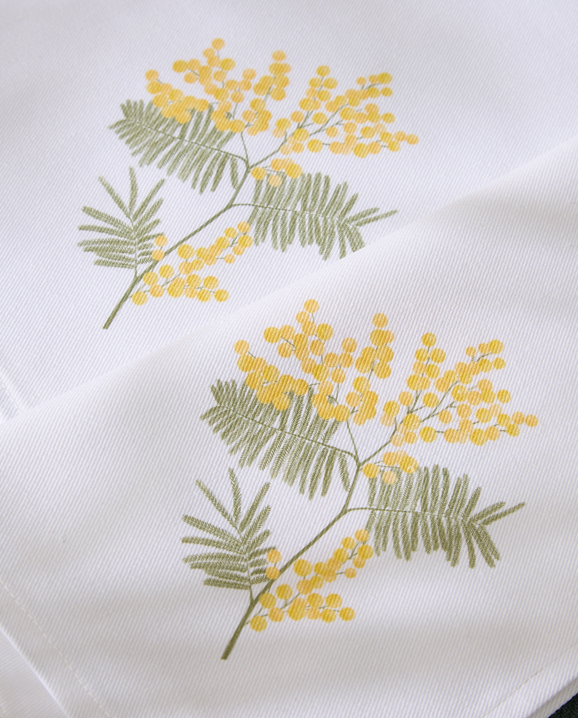 Set 2 servilletas algodón Mimosa - Amarillo Amarillo-4