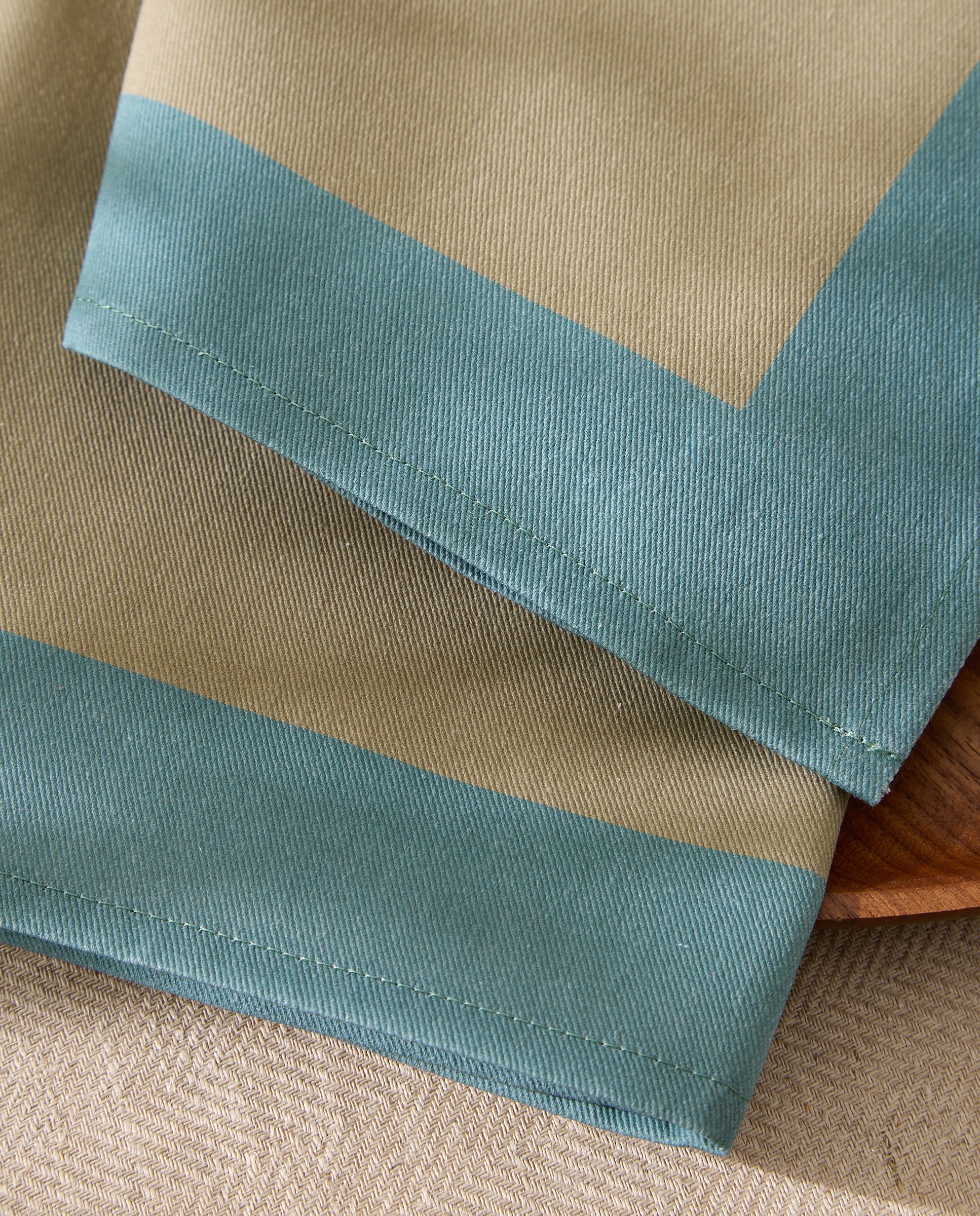 Set 2 servilletas algodón Oak - Verde Verde-4