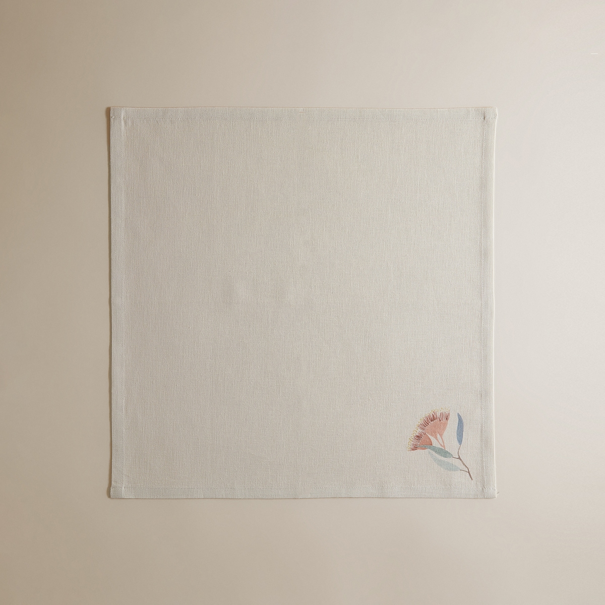 Conjunto de 2 Guardanapos de Linho e Algodão Eucali Multicolor-2