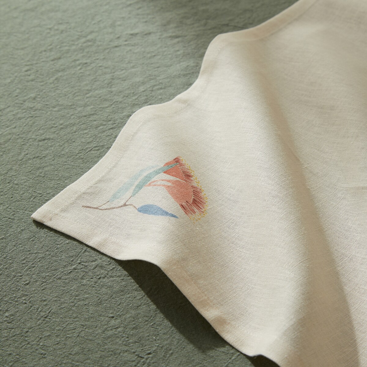 Conjunto de 2 Guardanapos de Linho e Algodão Eucali Multicolor-4