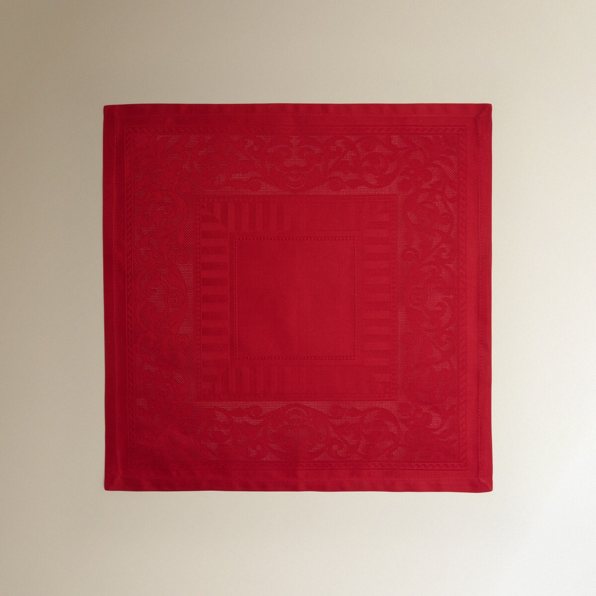 Conjunto de 2 Guardanapos de Algodão Versalles Vermelho-2