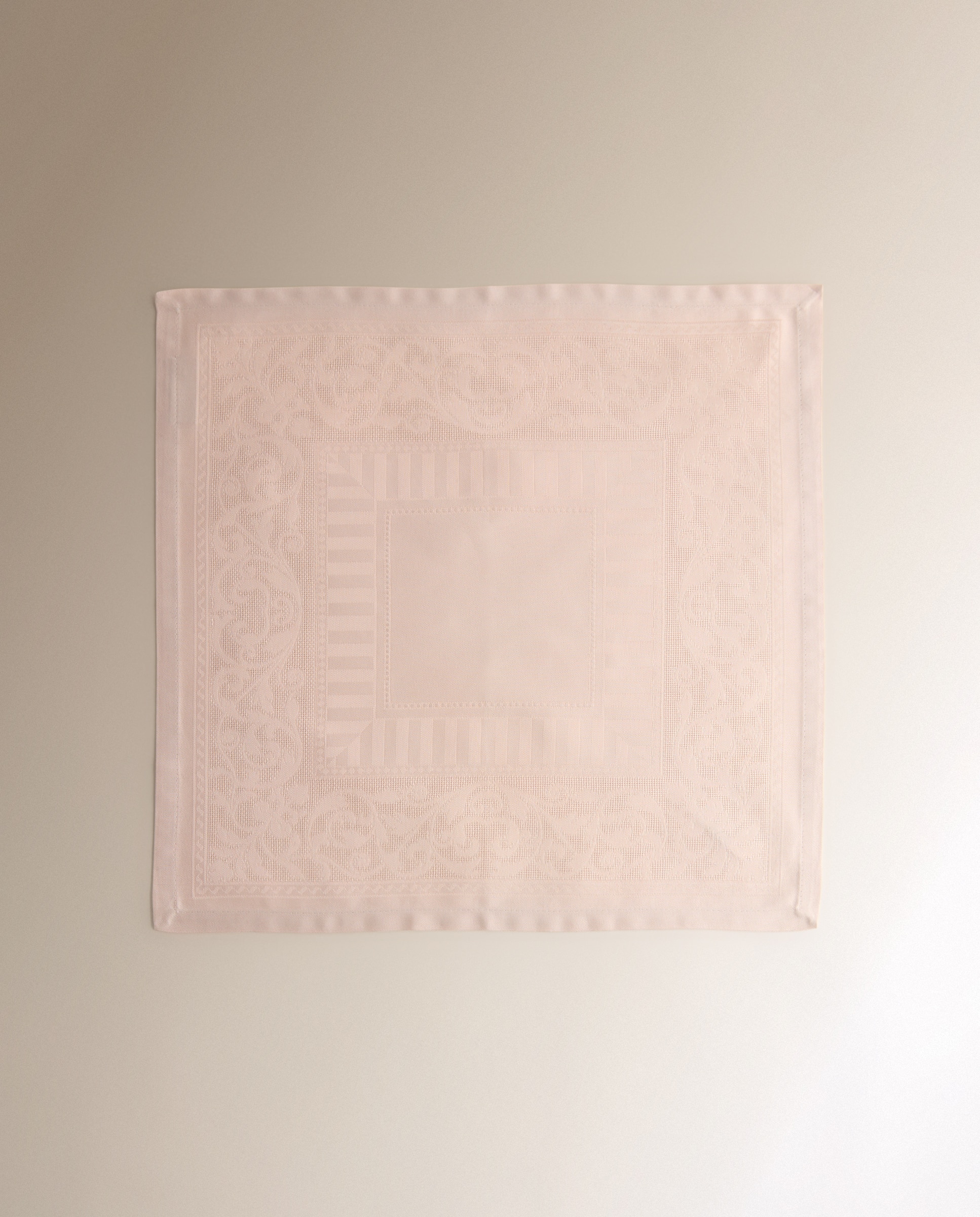 Set 2 servilletas algodón Versalles - Beige 50 x 50 cm Beige-2