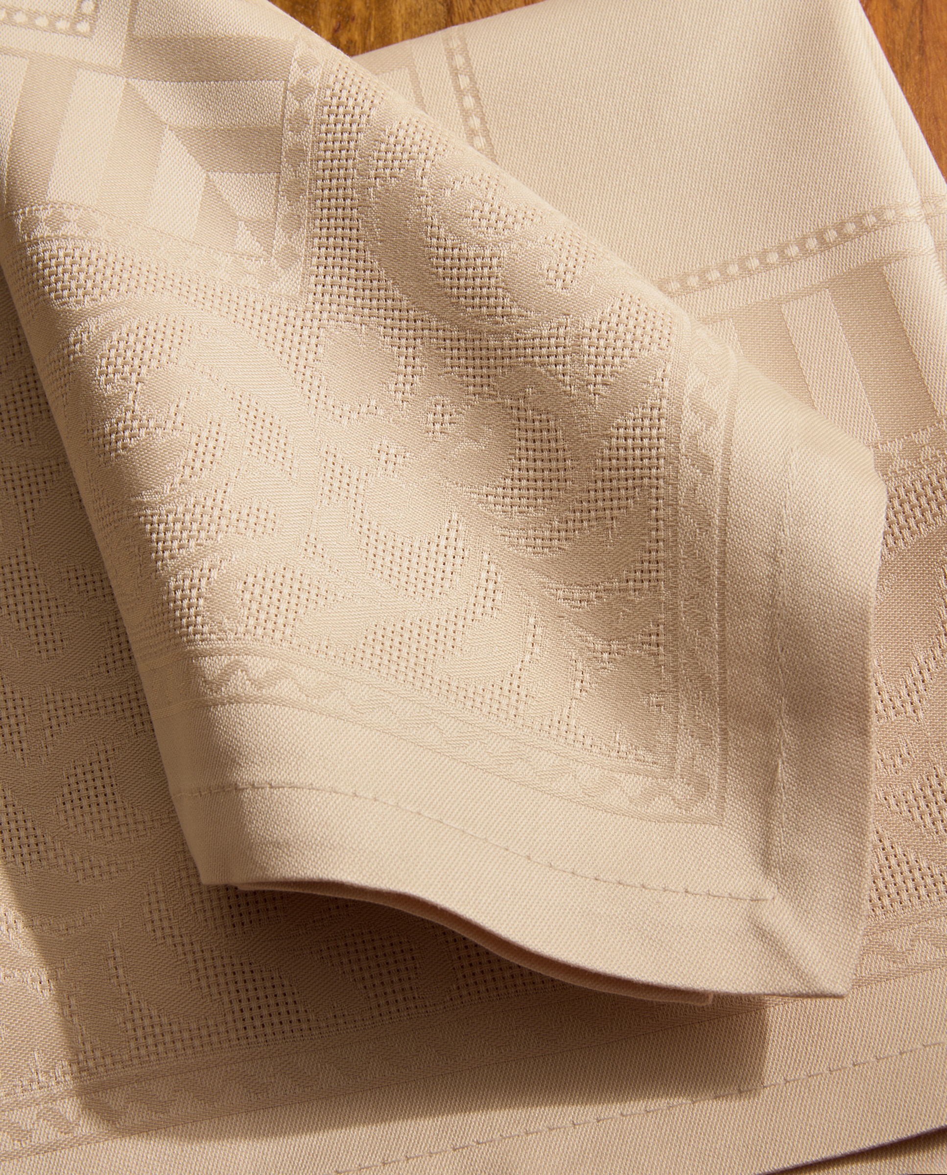 Set 2 servilletas algodón Versalles - Beige 50 x 50 cm Beige-4