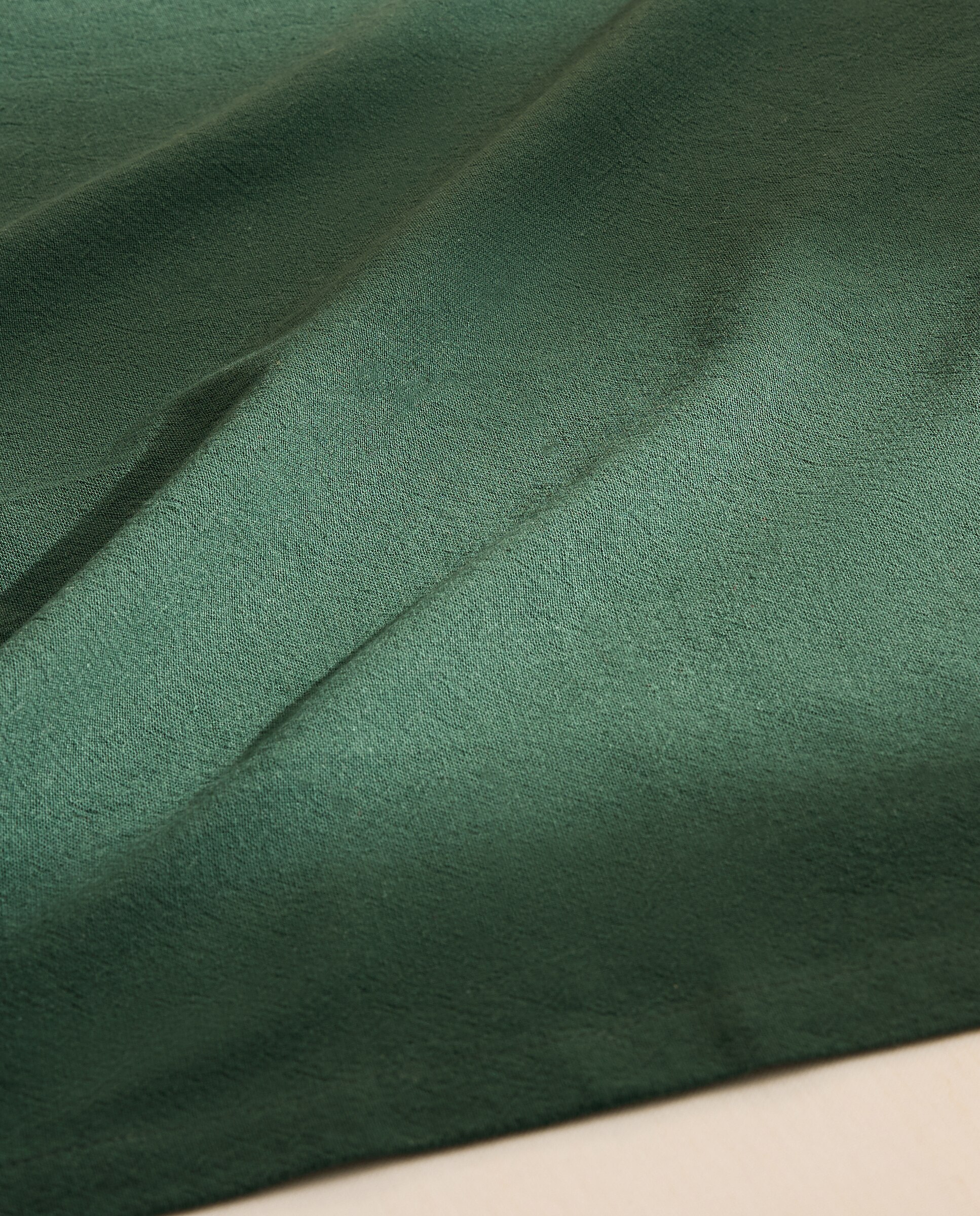 Set 2 servilletas Algodón Lavado - Verde oscuro 50 x 50 cm Verde oscuro-4