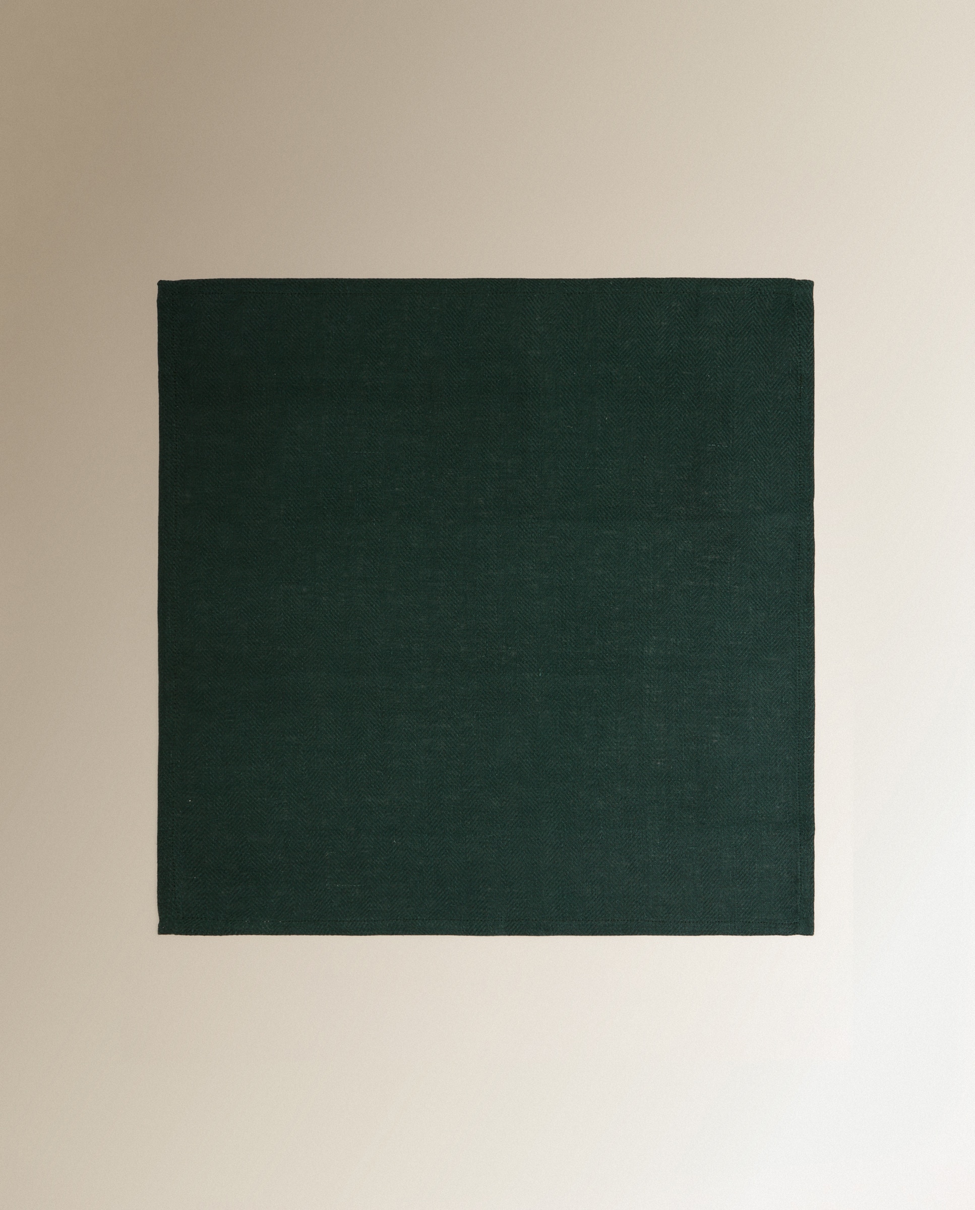 Set 2 servilletas lino Sidney - Verde oscuro Verde oscuro-3