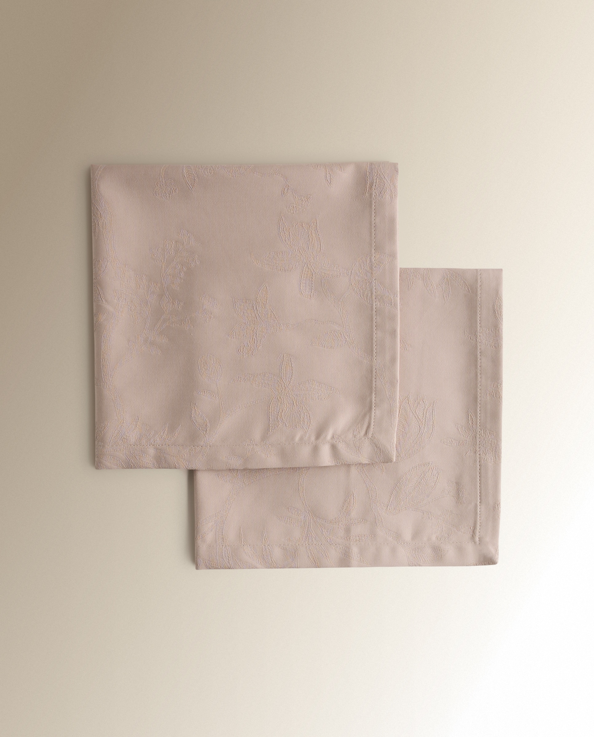 Set 2 servilletas algodón Bonsai - Beige Beige-3