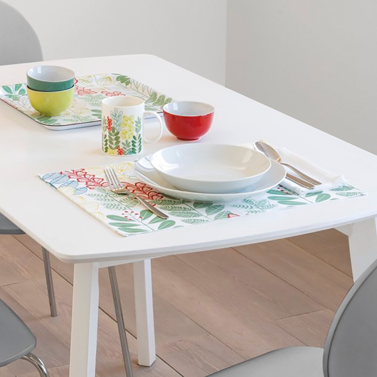 Juego de 4 servilletas de algodón orgánico Basics Nuestro Mejor Precio - El Corte Inglés Blanco-2