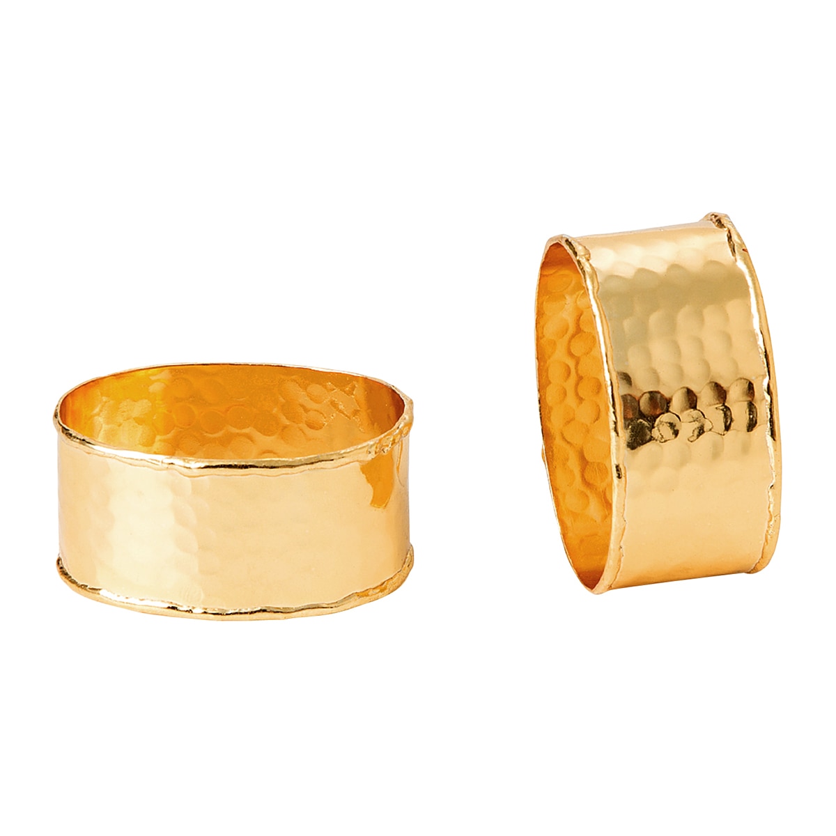 Imagem 0 de Conjunto de 2 porta-guardanapos martelados Melvin