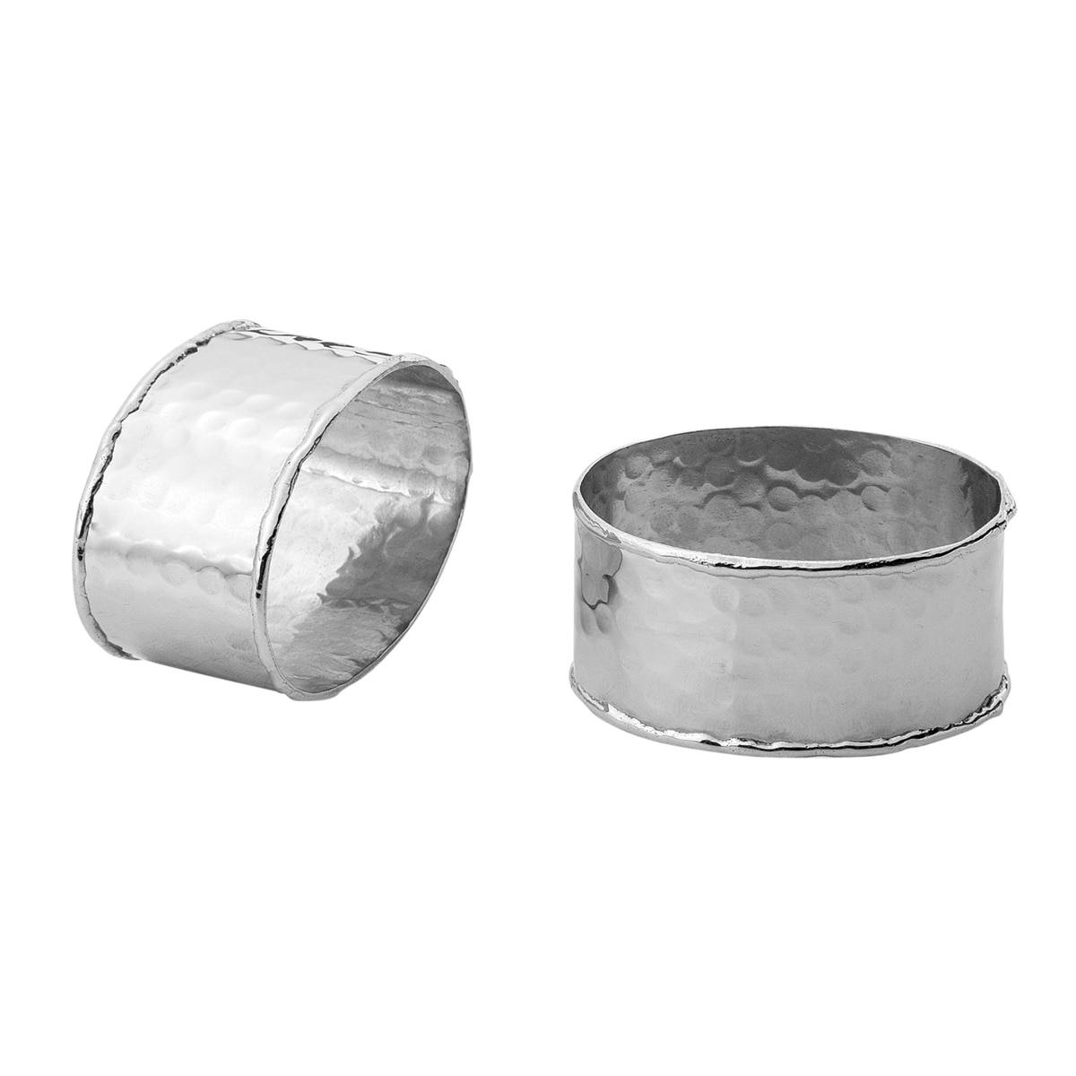 Imagem 0 de Conjunto de 2 porta-guardanapos martelados Melvin