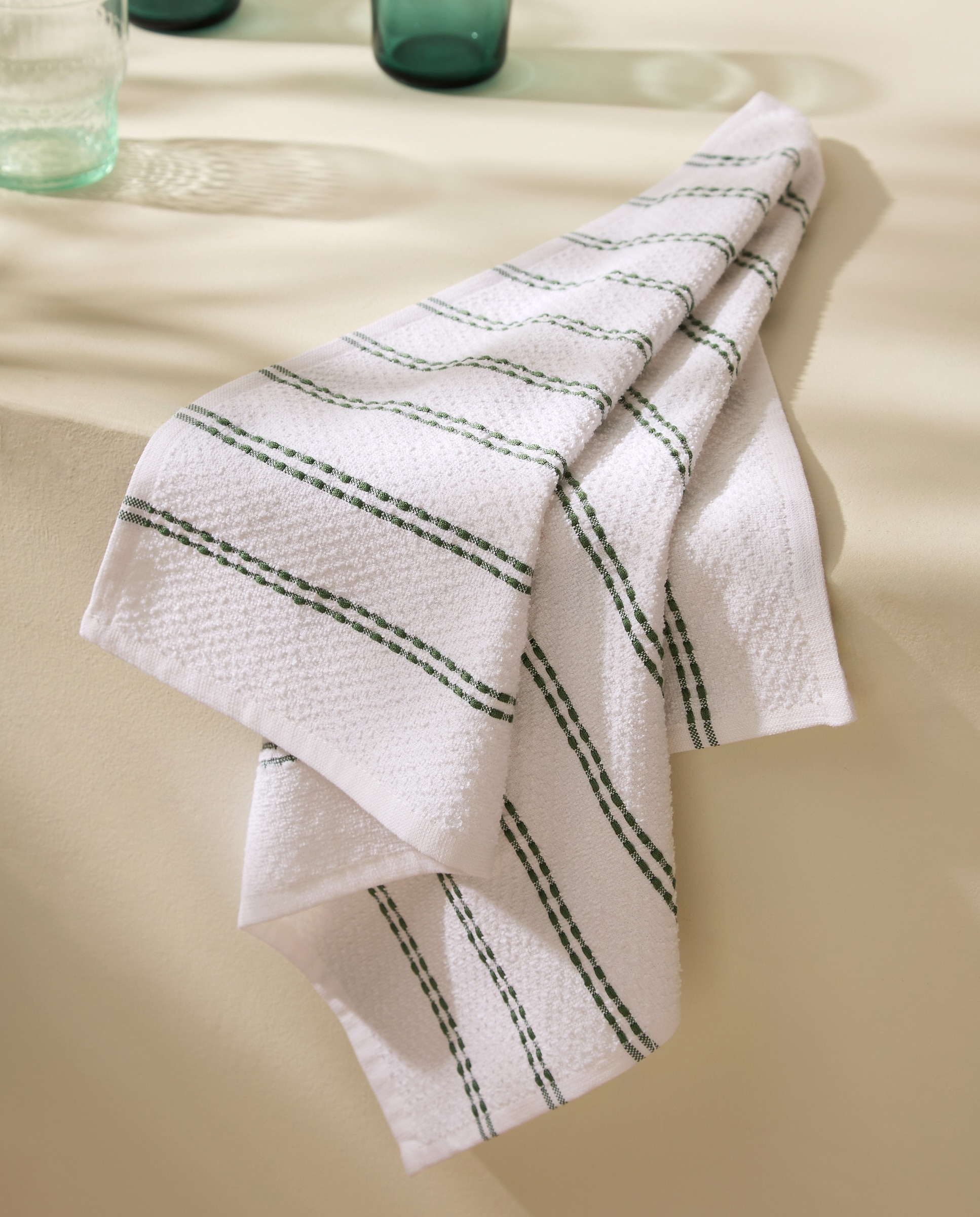 Paño de cocina rizo de algodón Tinny El Corte Inglés - Verde 50 x 50 cm Verde-1