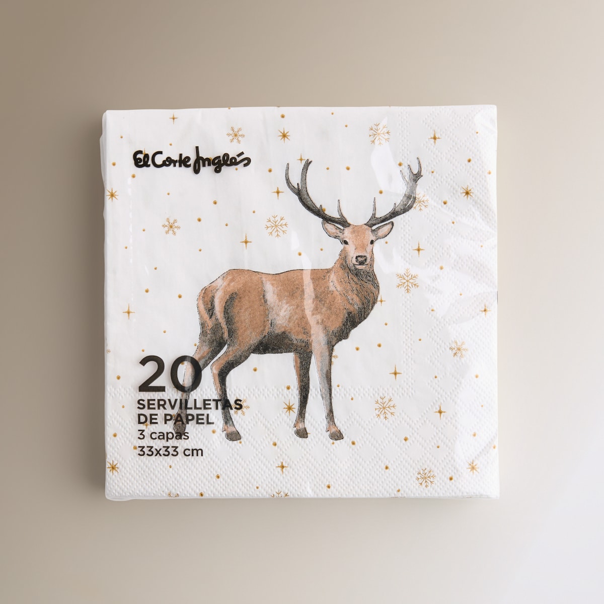 Pack de 20 Guardanapos de Papel Bosque Branco-2