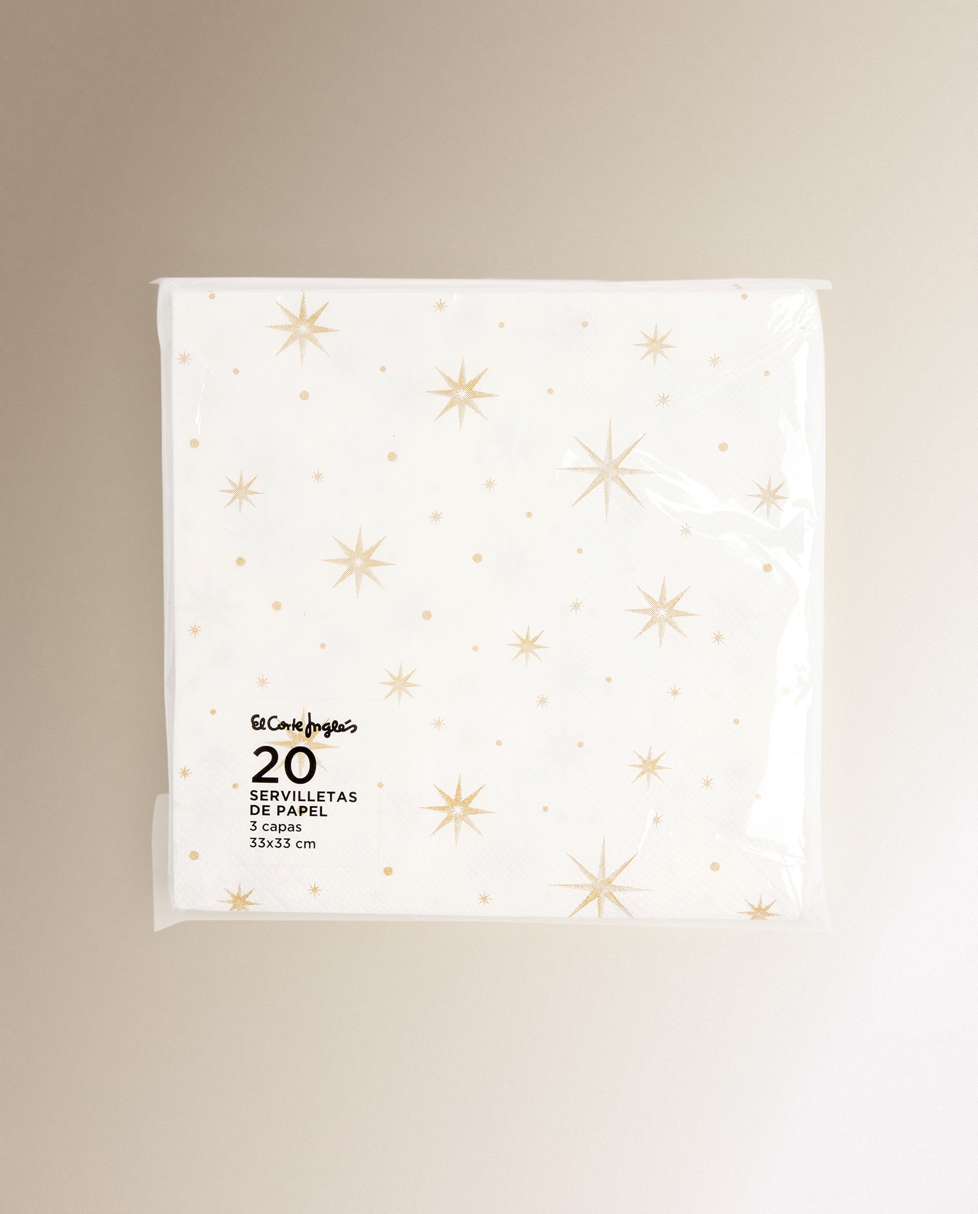 Pack de 20 servilletas de papel Lyra - Oro Oro-2