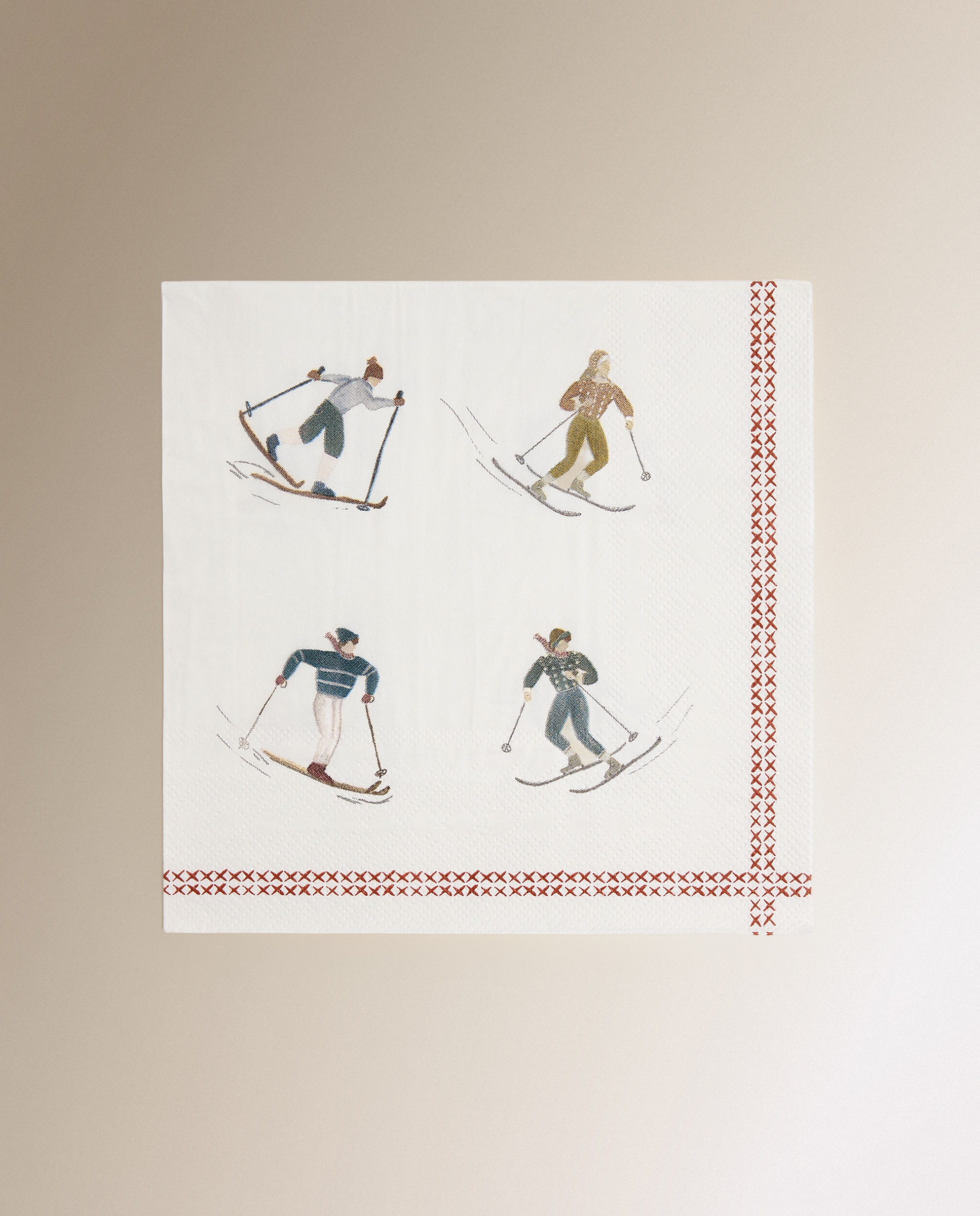 Imagen 0 de Pack de 20 servilletas de papel Ski Blanco