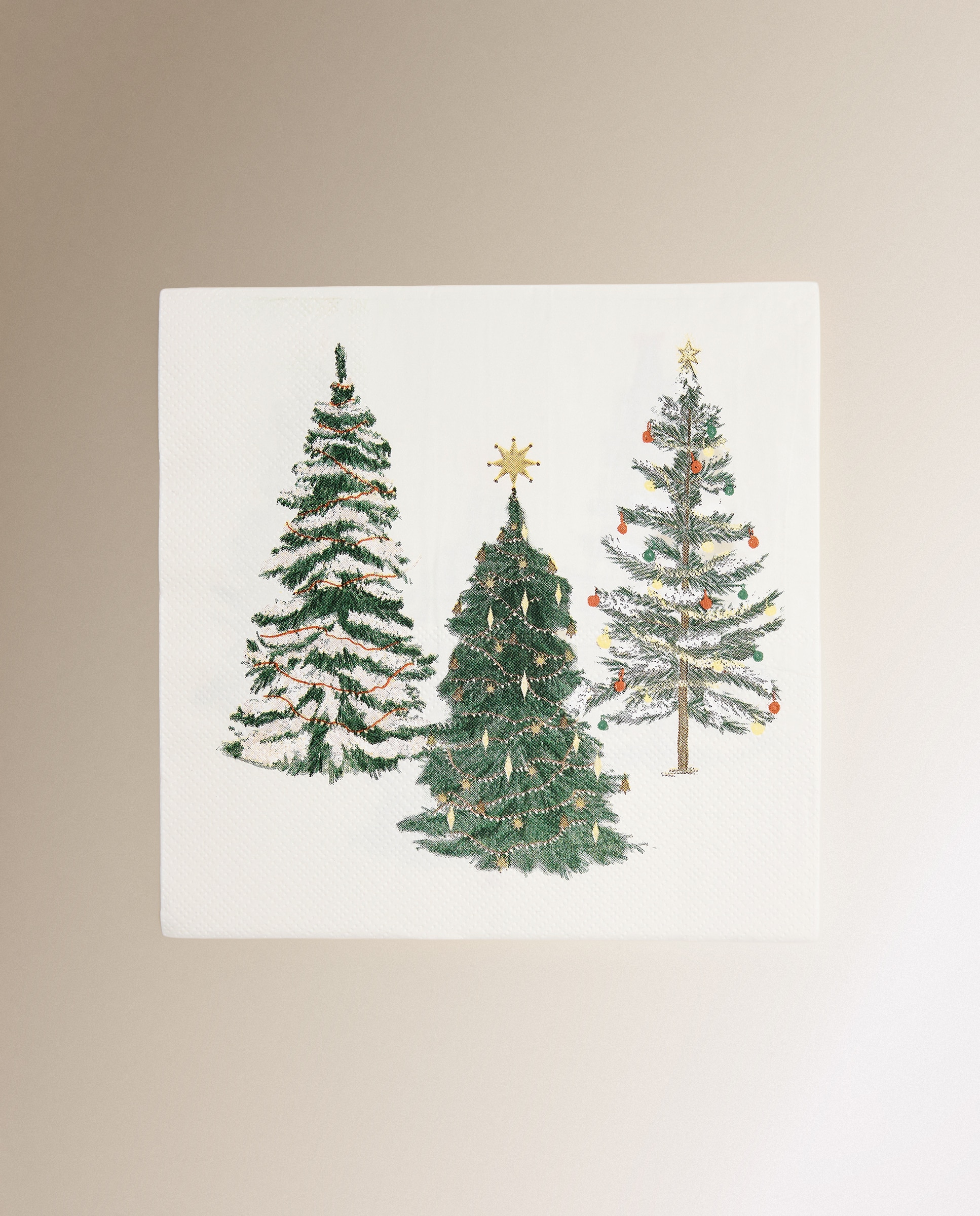 Imagen 0 de Pack de 20 servilletas de papel Christbaum Verde