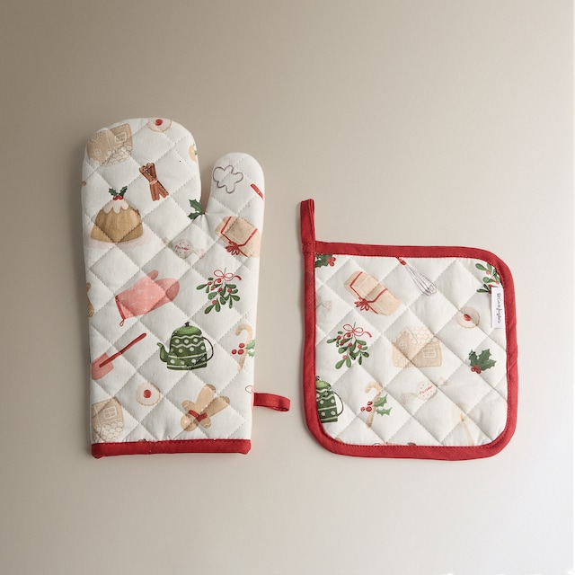 Imagen 0 de Set manopla y agarrador Recetas