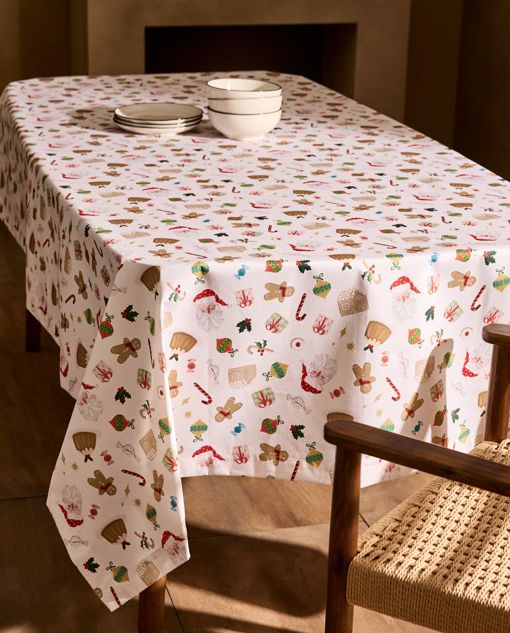 Imagen 1 de Mantel antimanchas resinado Ginger - Multicolor 150 x 250 cm Multicolor