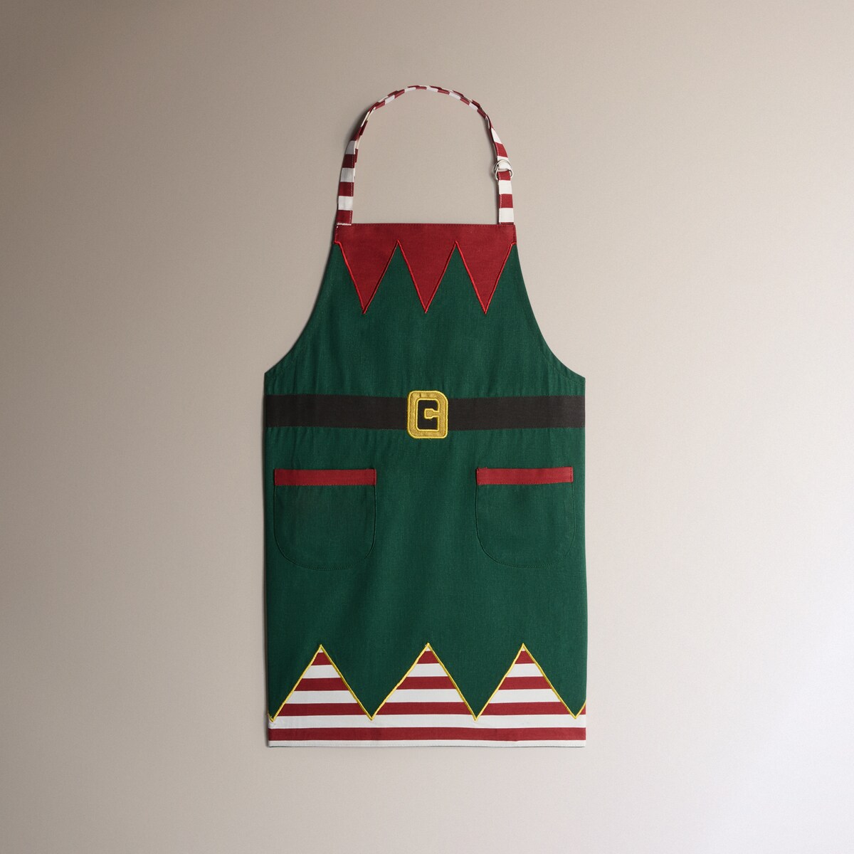 Delantal infantil algodón Elfo El Corte Inglés Verde-2