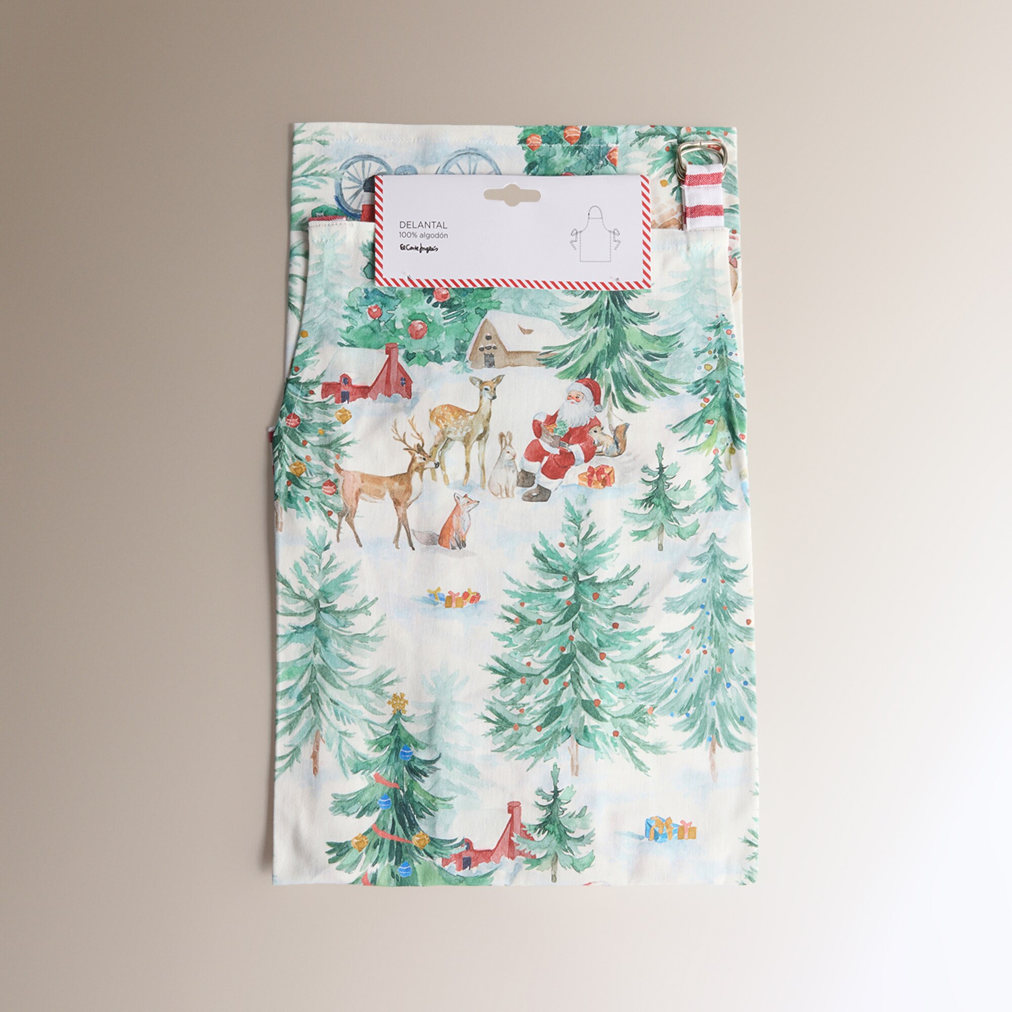 Delantal algodón Claus Village El Corte Inglés - Multicolor 70 x 90 cm Multicolor-4