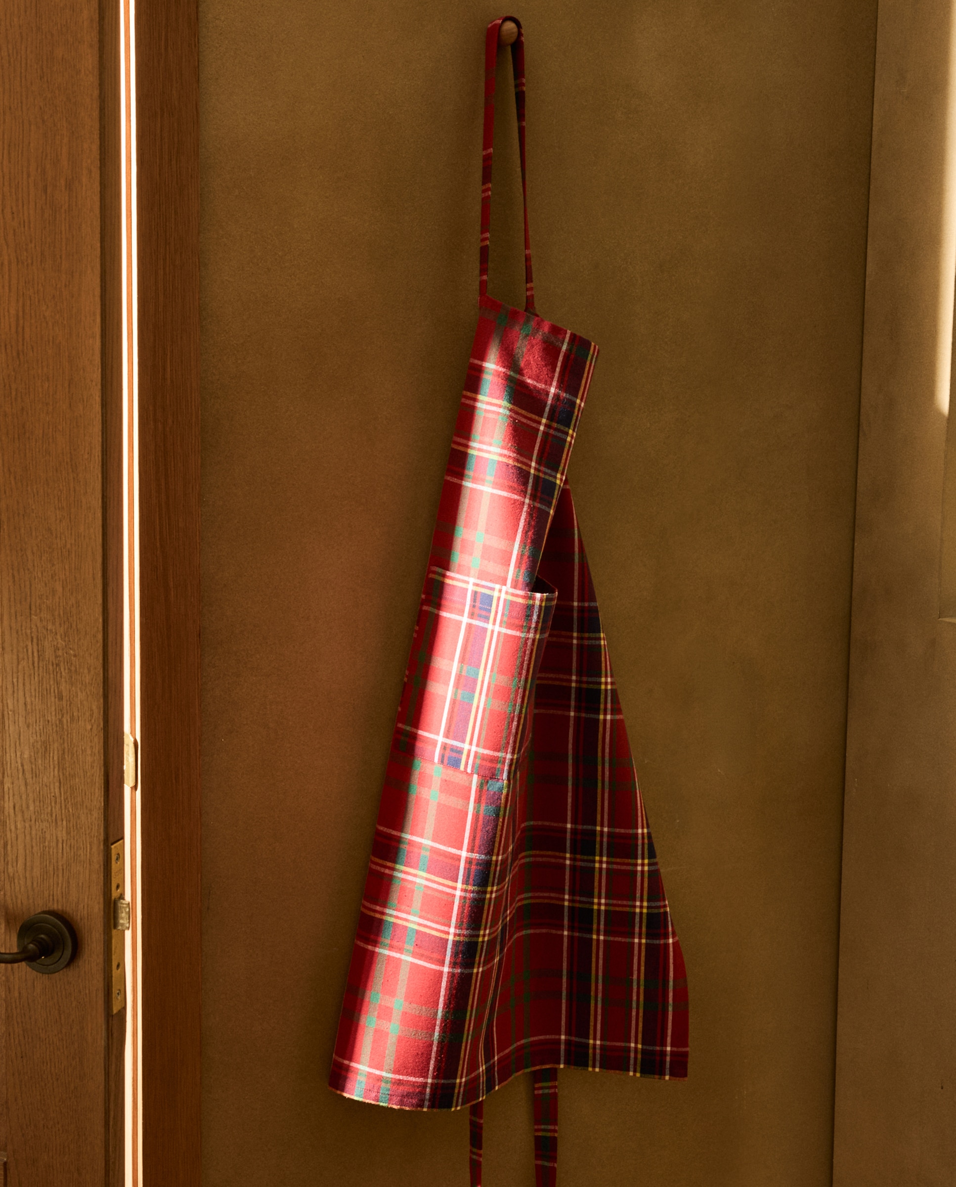 Delantal navideño algodón Mckenzie - Rojo Rojo-1
