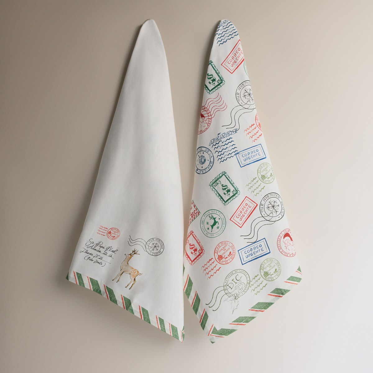 Conjunto de 2 Panos de Cozinha Postcards Multicolor-2