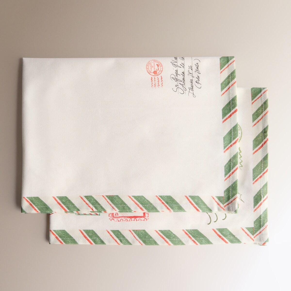 Conjunto de 2 Panos de Cozinha Postcards Multicolor-5